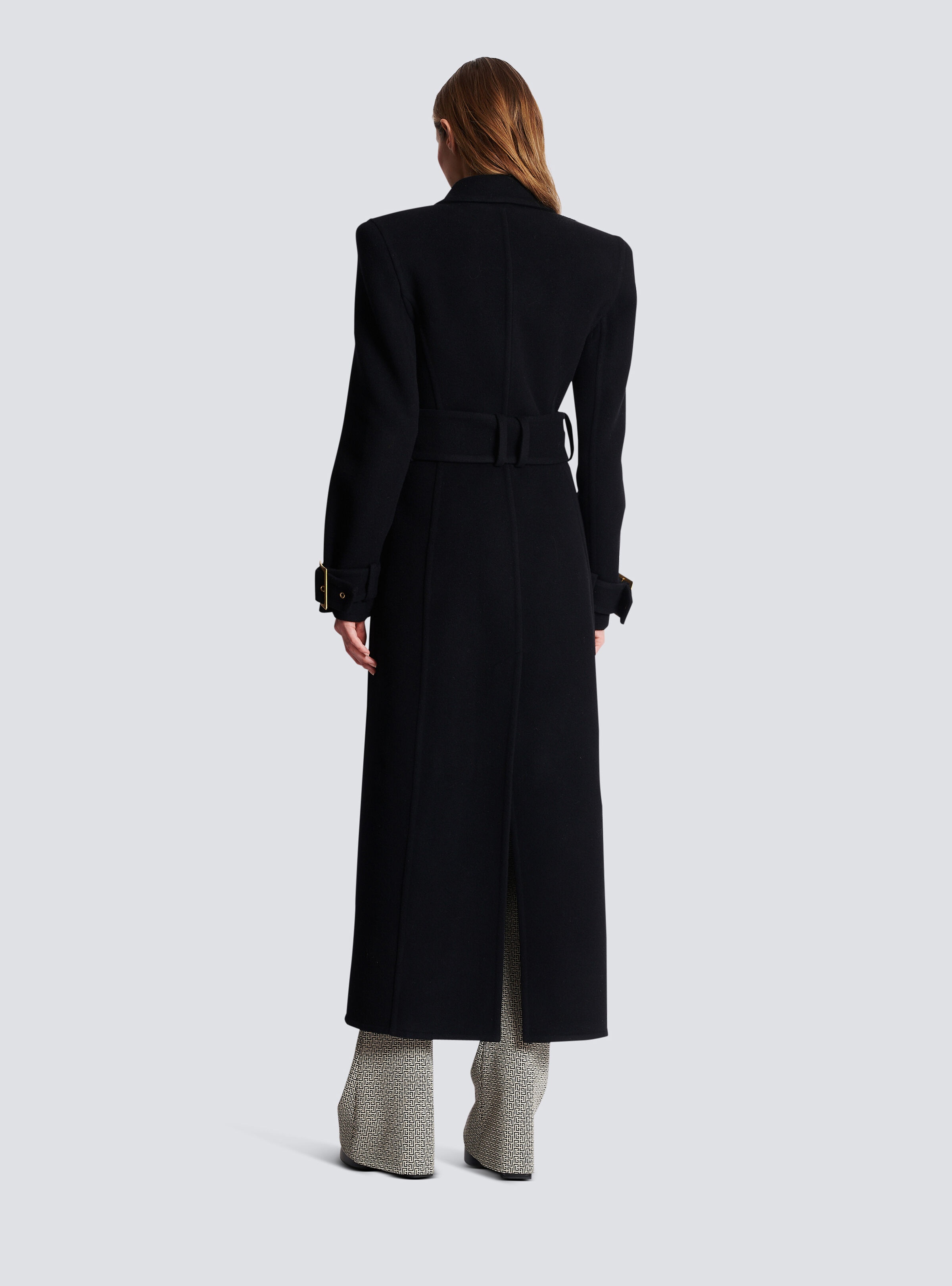 Long coat with belt - 4