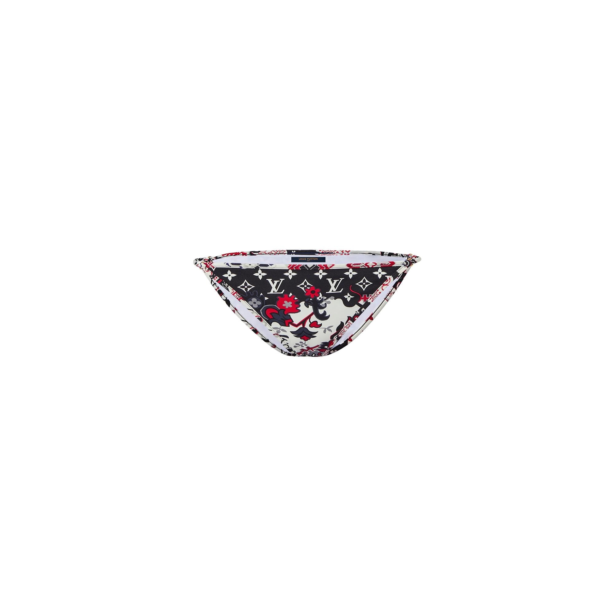 Bandana Print Bikini Bottoms - 1