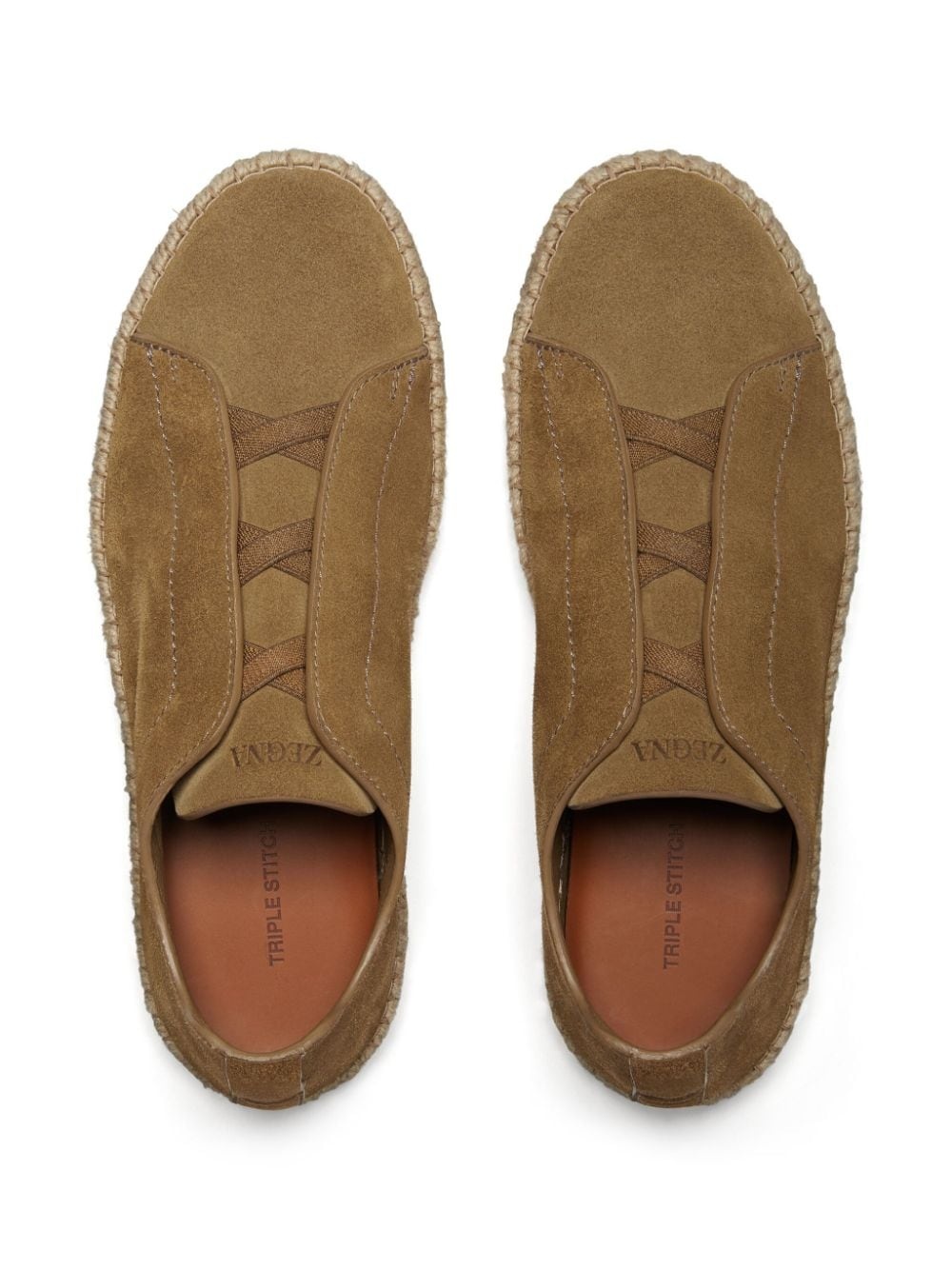 Triple Stitch suede espadrilles - 3