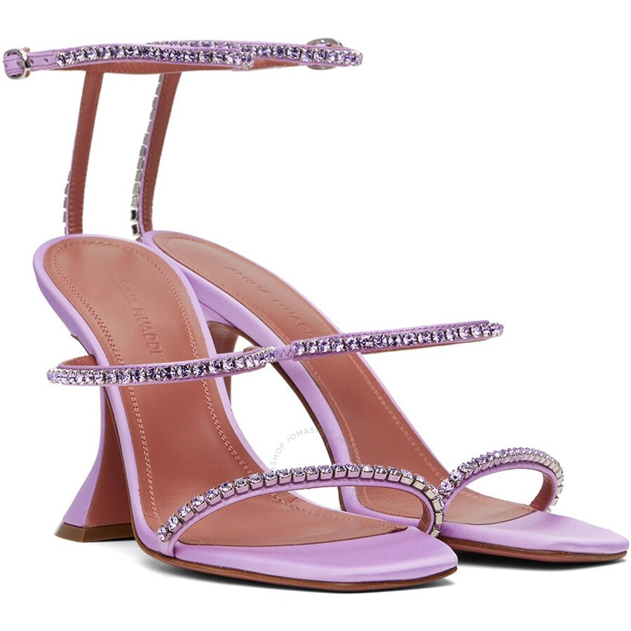 Amina Muaddi Crystals Gilda Sandals - 3