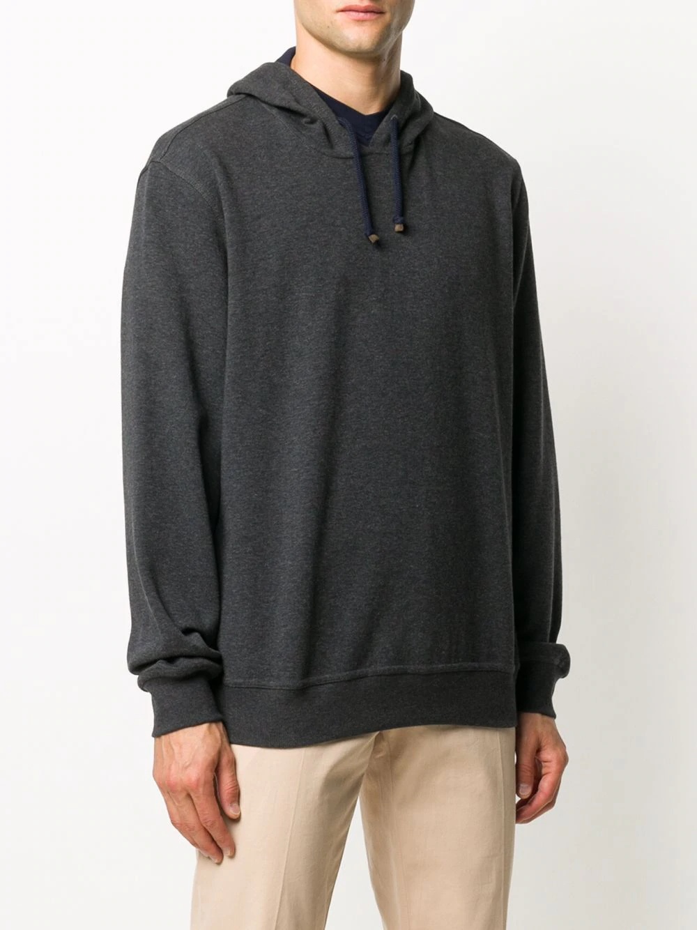 longsleeved drawstring hoodie - 3