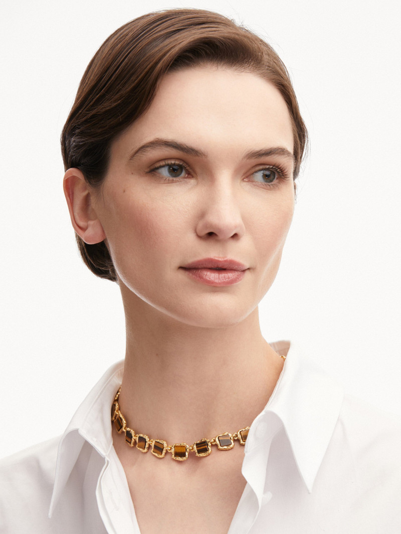 Oscar de la Renta SQUARE STONE NECKLACE outlook