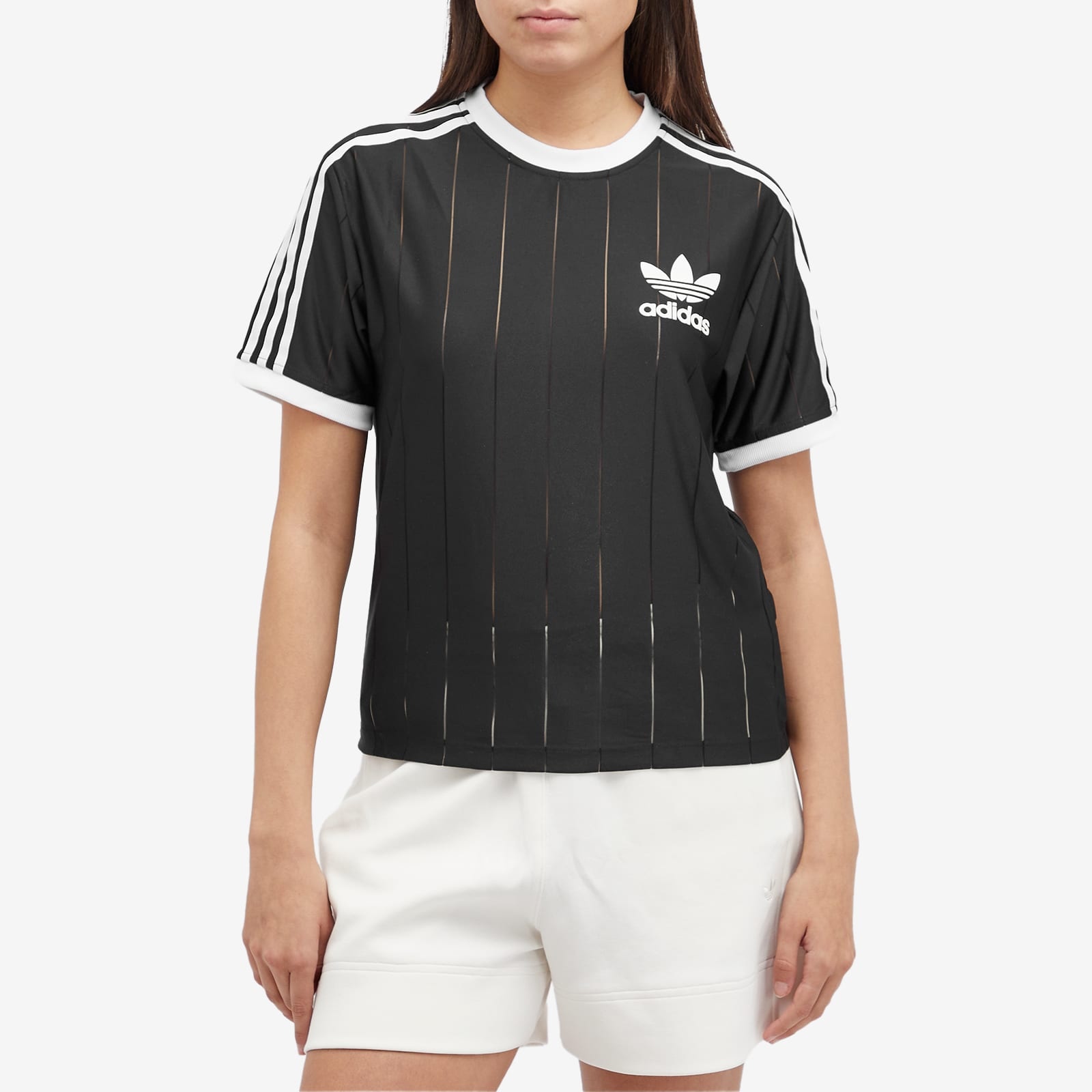 Adidas 3 Stripe Pnst T-Shirt - 2