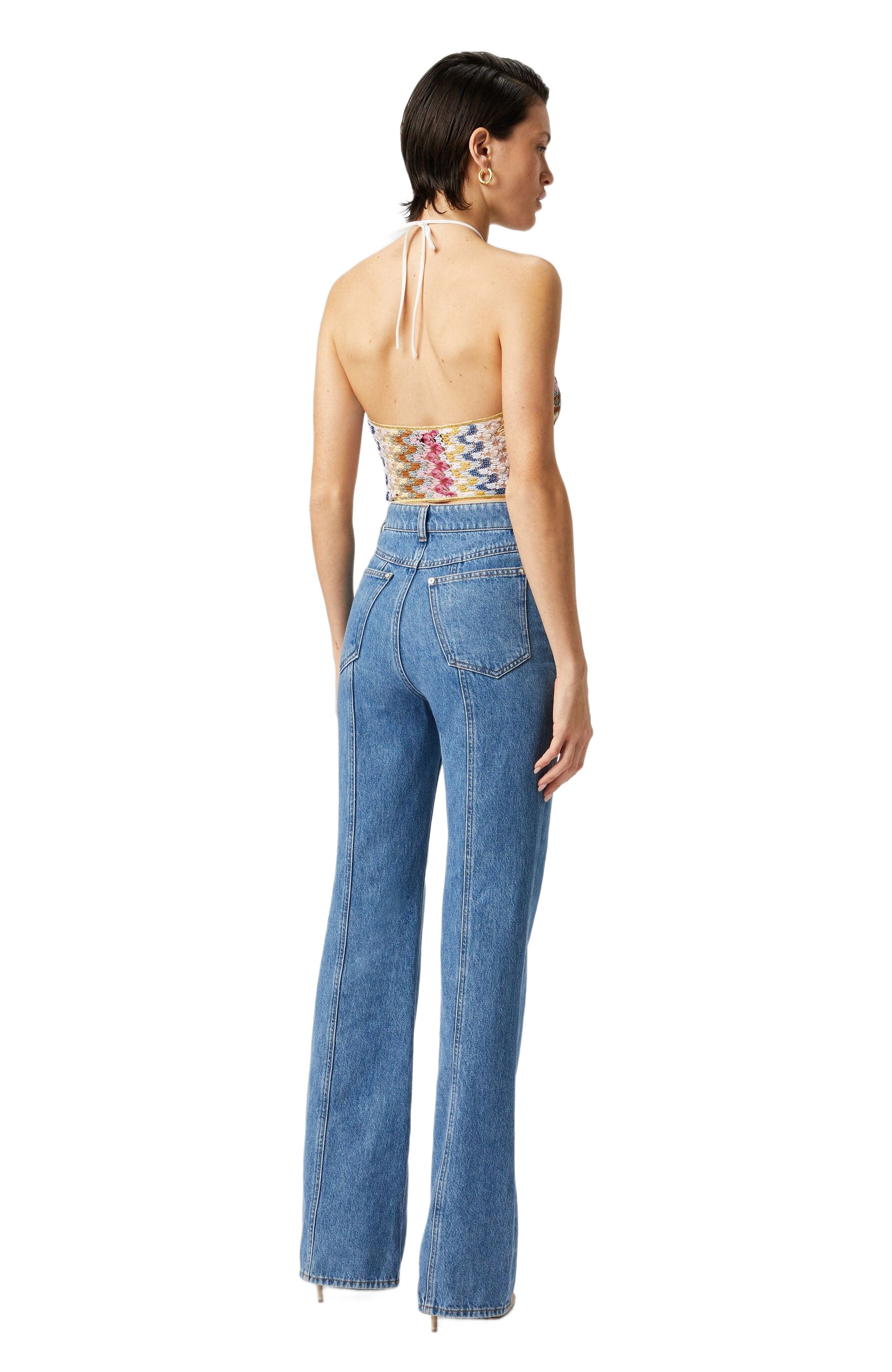 Missoni Lamé Viscose Lace Top With Halter Neckline in Multicoloured at Nordstrom - 3