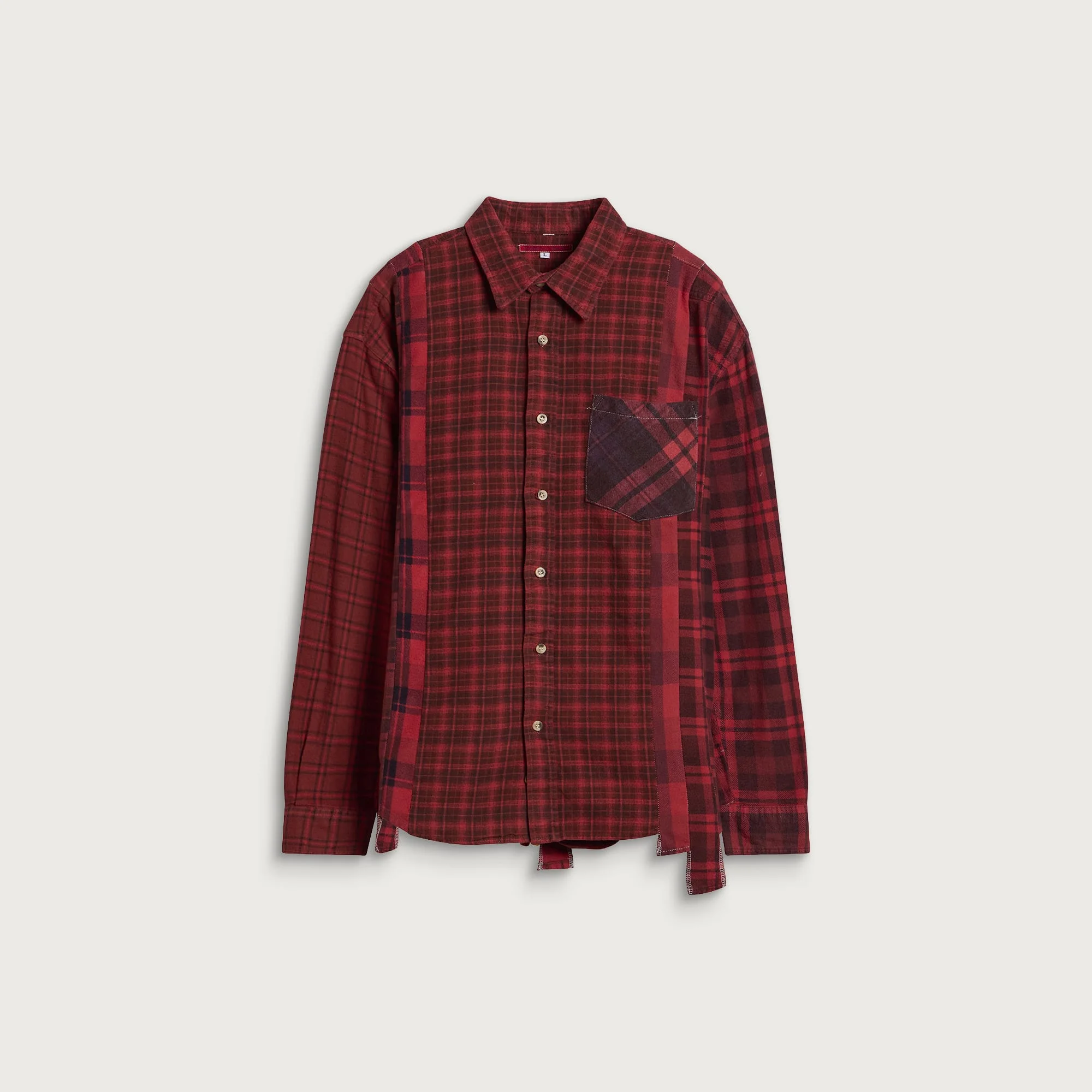 Needles 7 Cuts Overdyed Flannel Shirt - 1