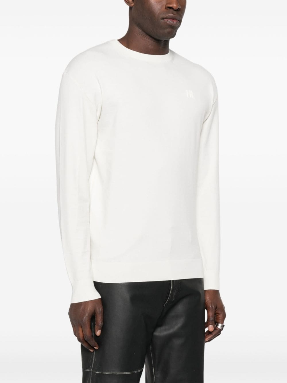 contrasting-seam jumper - 3