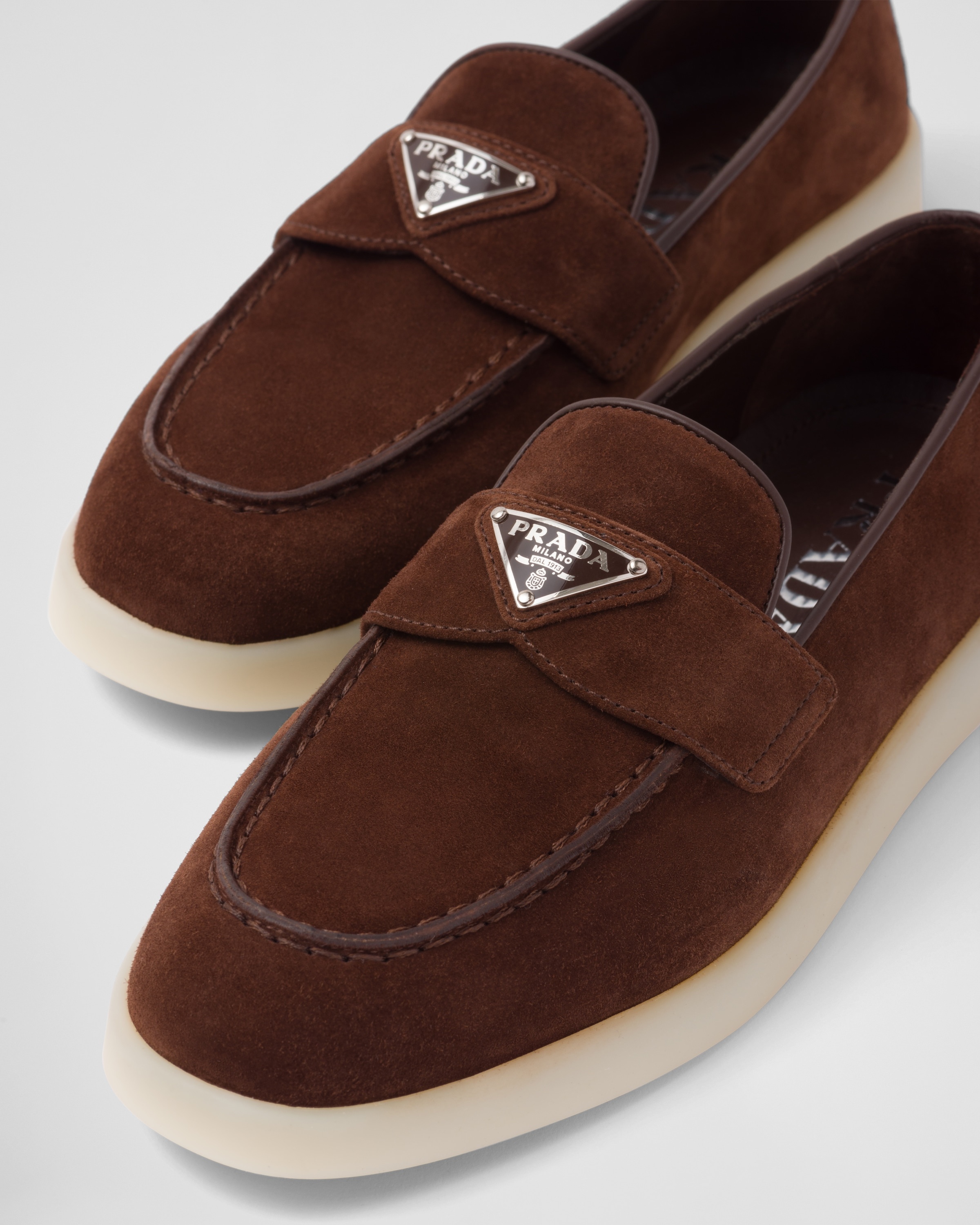 Suede leather loafers - 6