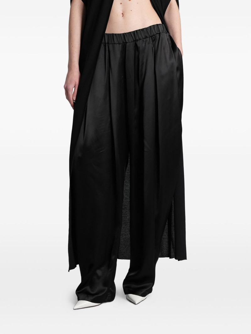 Simona pleated palazzo pants 1