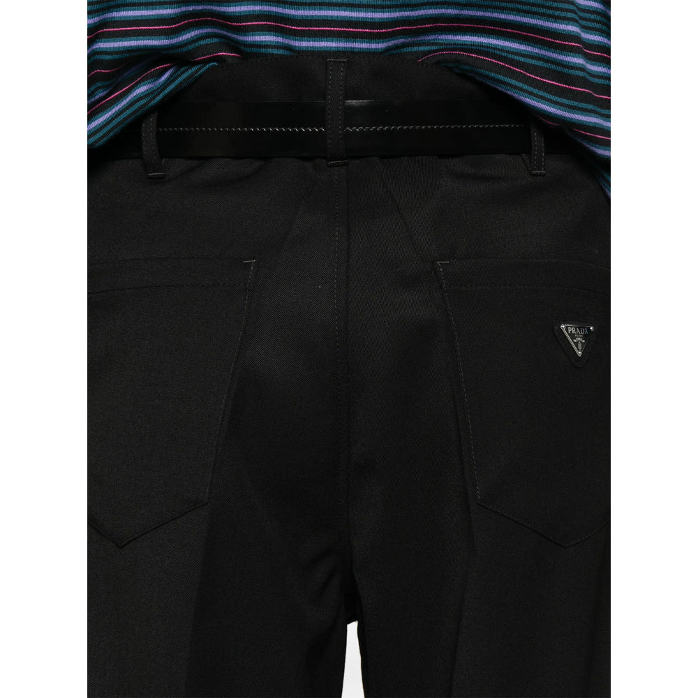 Prada Black Trousers - Regular & Straight-Leg Trousers Men - 4