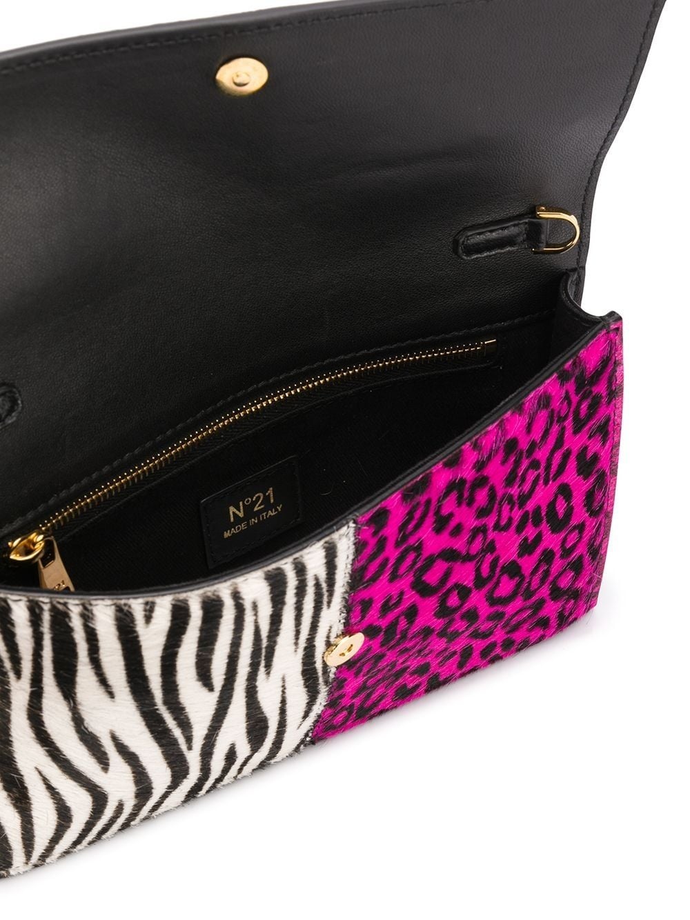 Mini Animalier-Patchwork Logo Pouch - 5