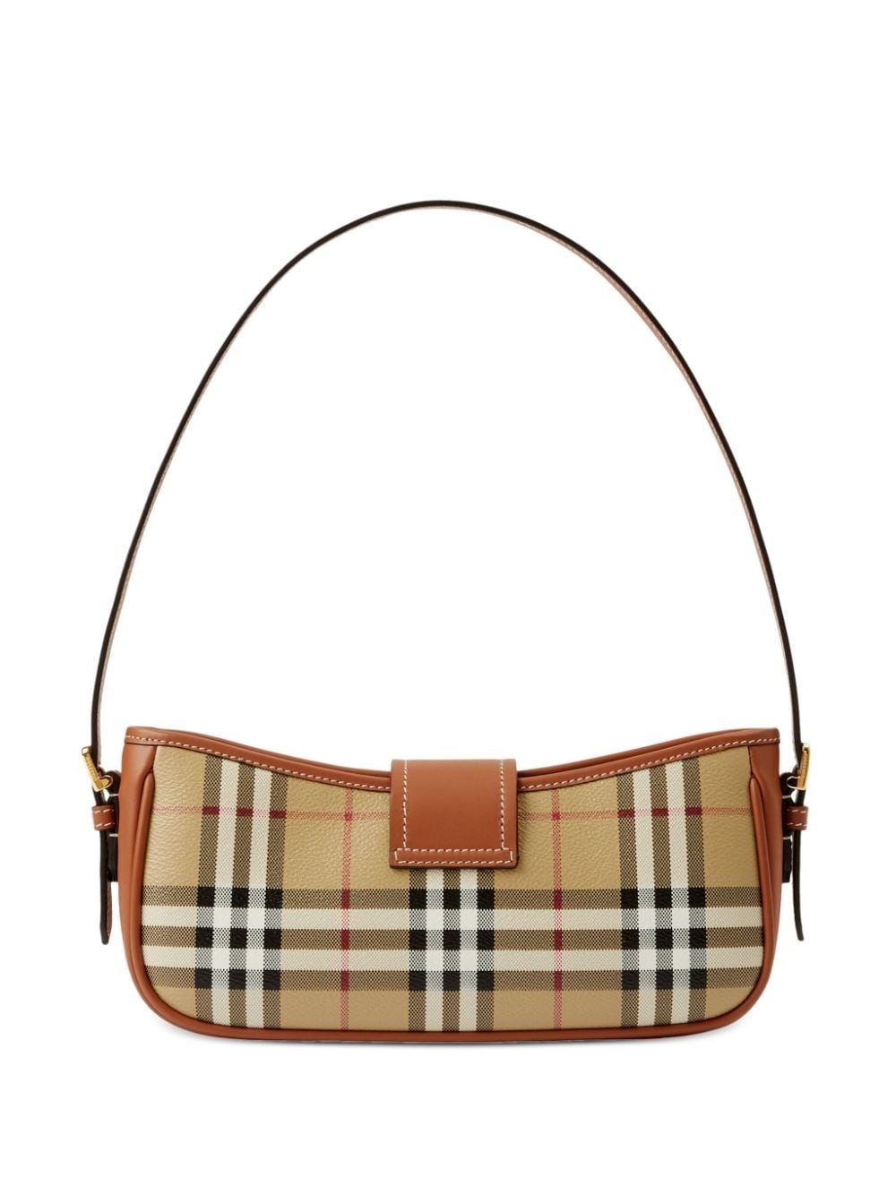 Sling  checkered shoulder bag - 3