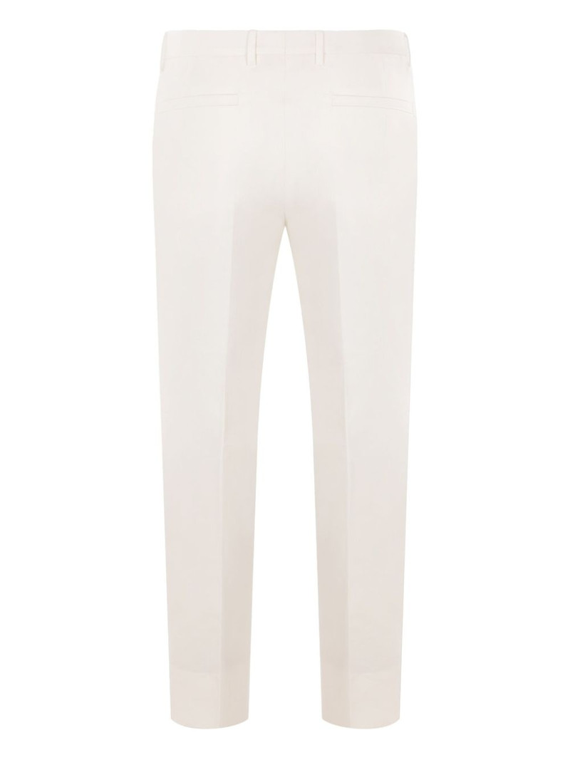 ZEGNA pleated gabardine trousers outlook