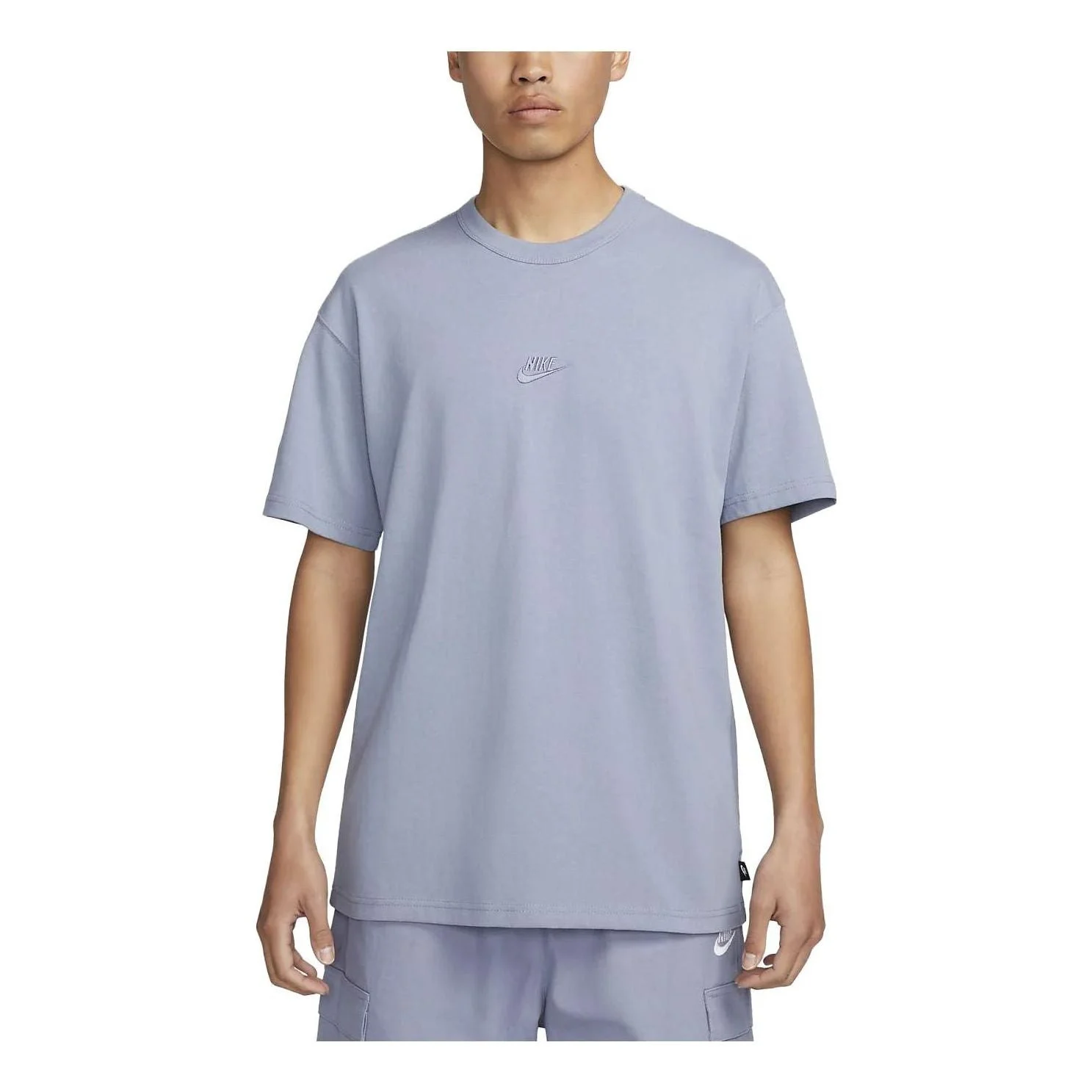 Nike Sportswear Premium Essentials T-Shirt 'Grey Blue' DO7393-493 - 1