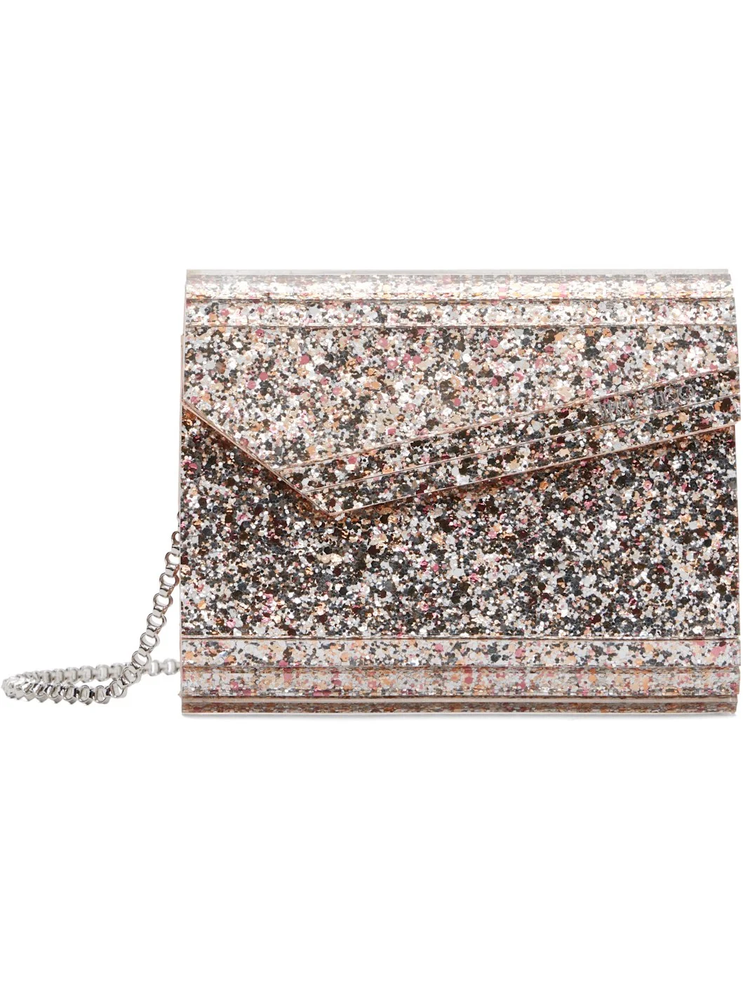 Pink & Silver Candy Clutch - 1