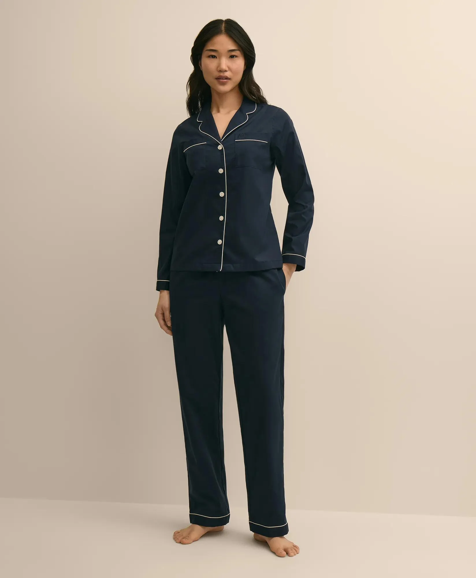 Cotton Tipped Pajamas - 1