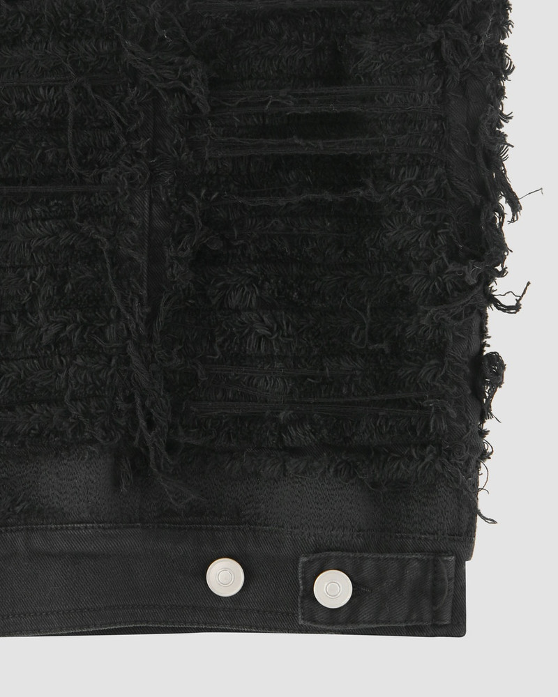 DENIM JACKET BLACKMEANS WITHOUT STUDS 7