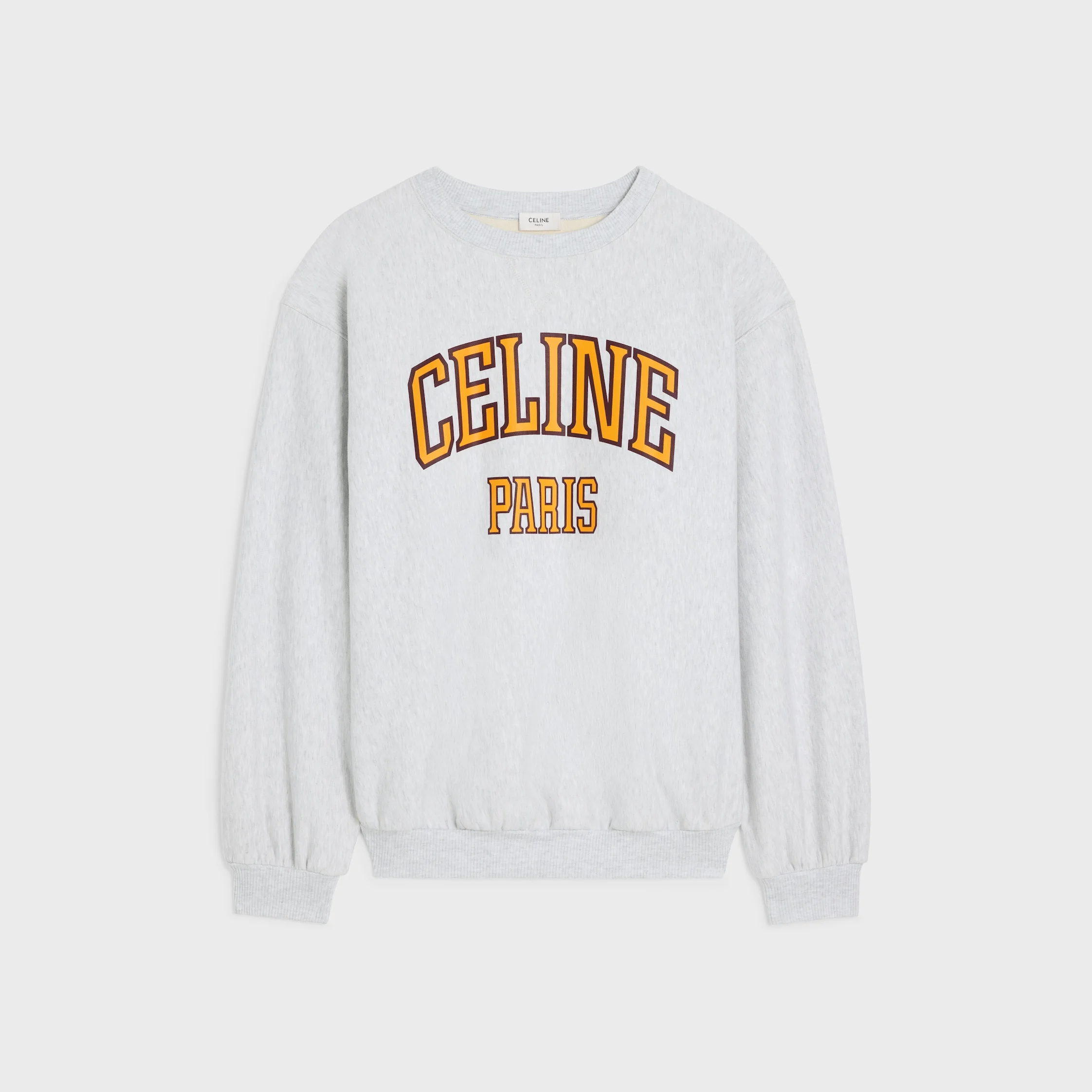 loose sweatshirt IN cotton fleece - 1