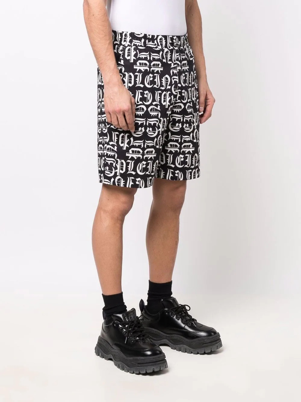 Cool-kid logo-print shorts - 3