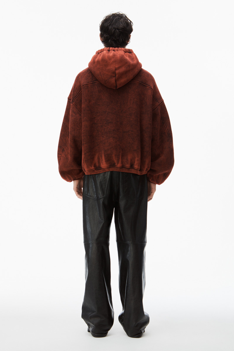 Puff hooded sweatshirt in terry 4