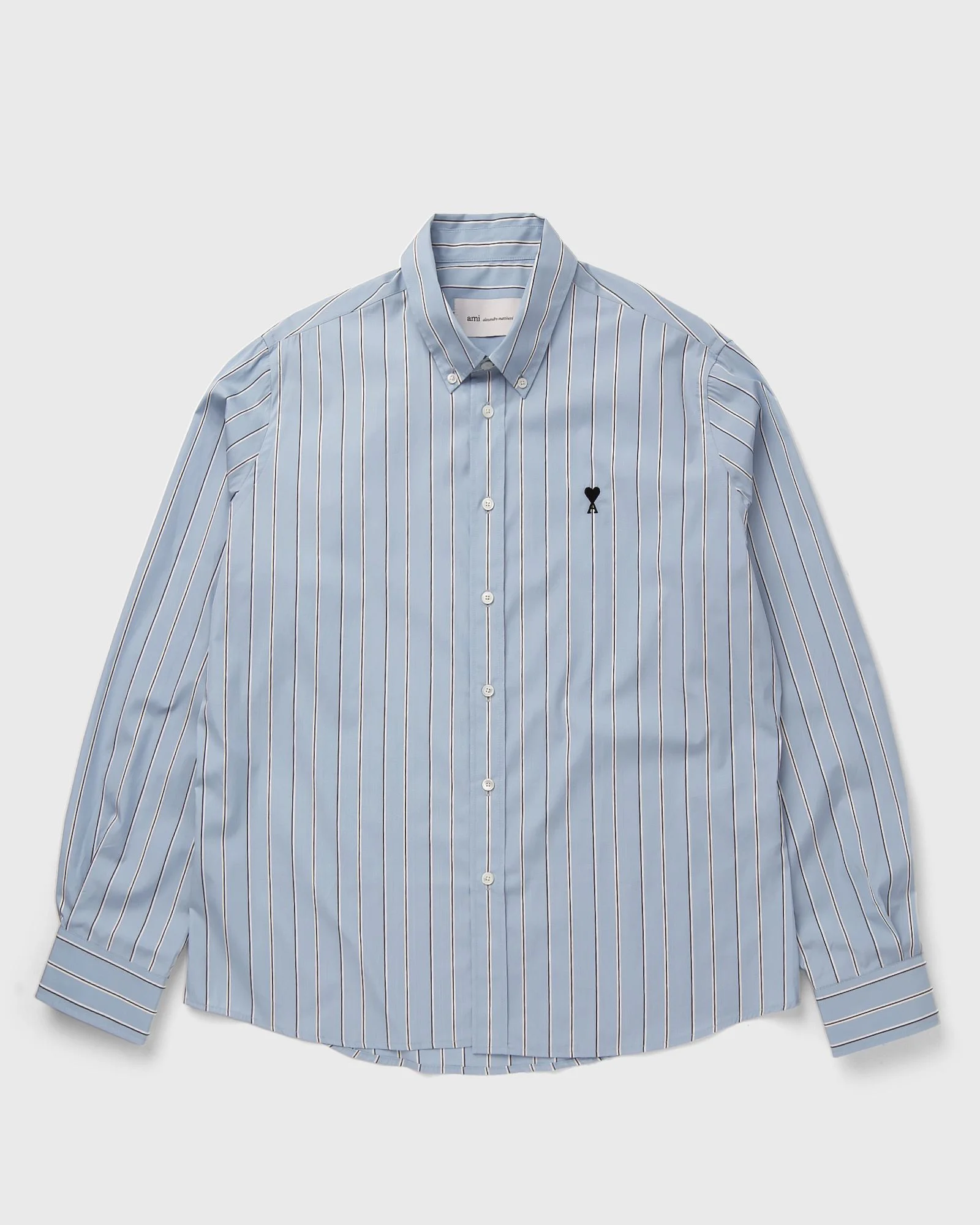 CONTRASTED AMI DE COEUR BUTTON DOWN COLLAR CLASSIC FIT SHIRT - 1