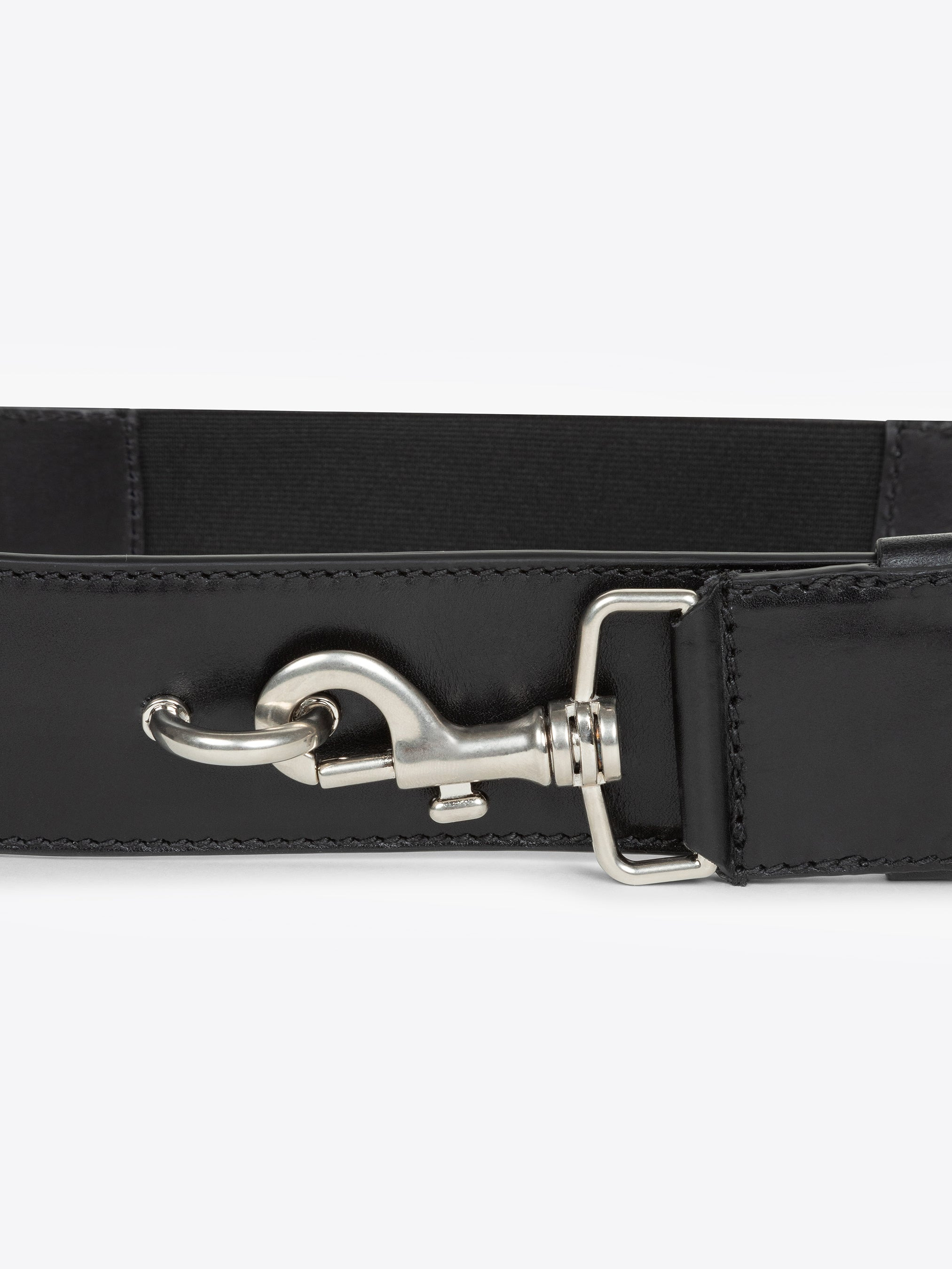 ELASTICATED LEATHER BELT - 3