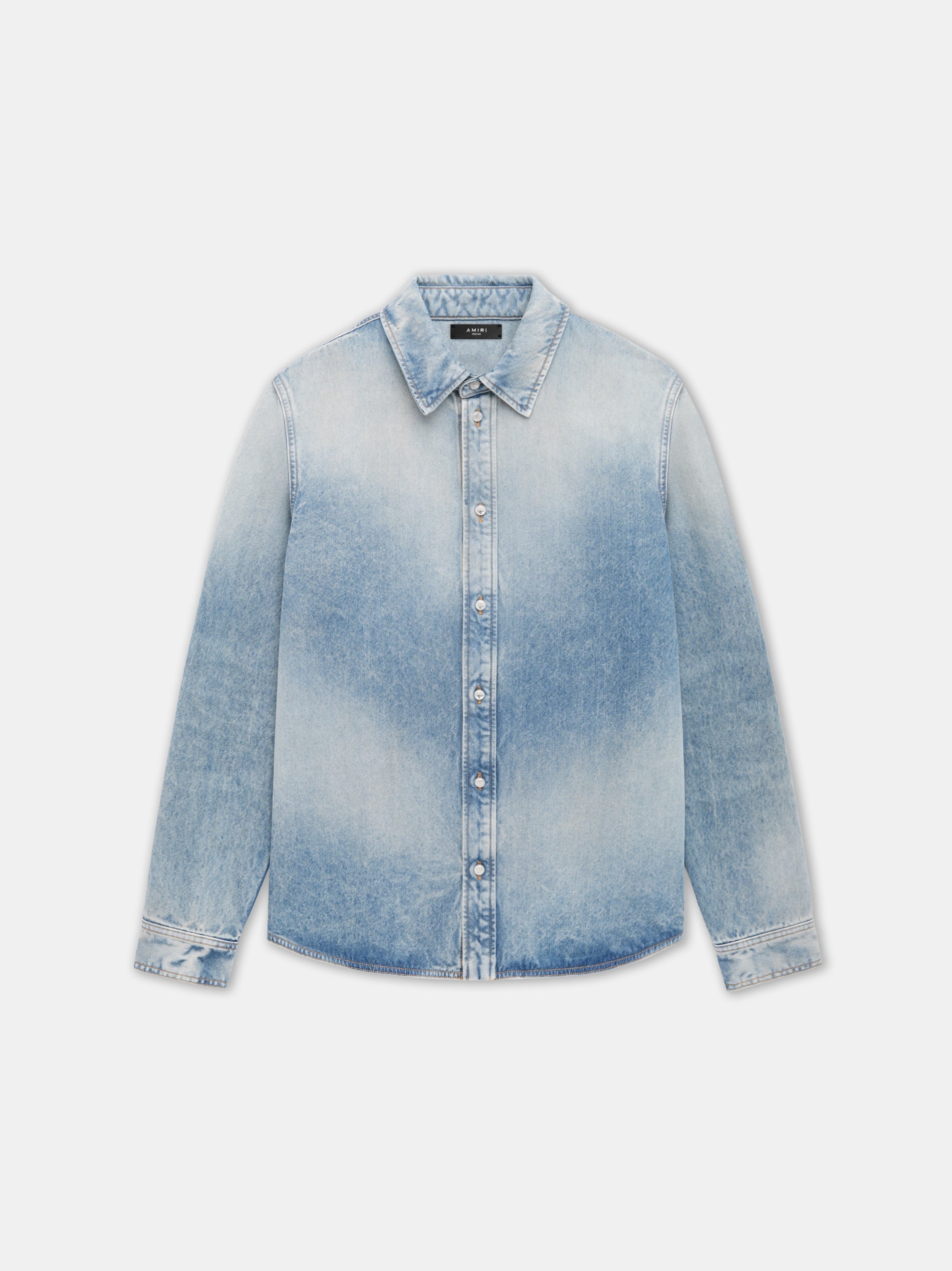 アミリ Amiri Ma Quad Interior Long Sleeves Shirt Blue MA Quad Interior Long Sleeve Shirt by AMIRI on Sale