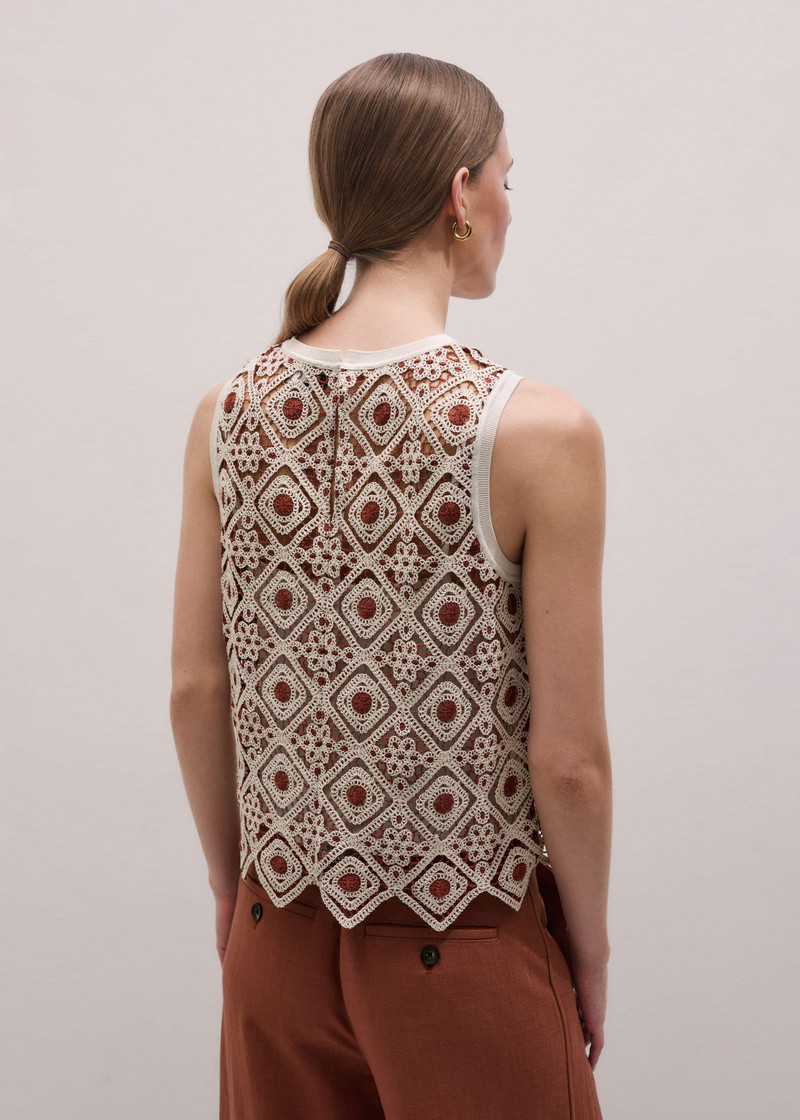 Crochet Shell Top 4