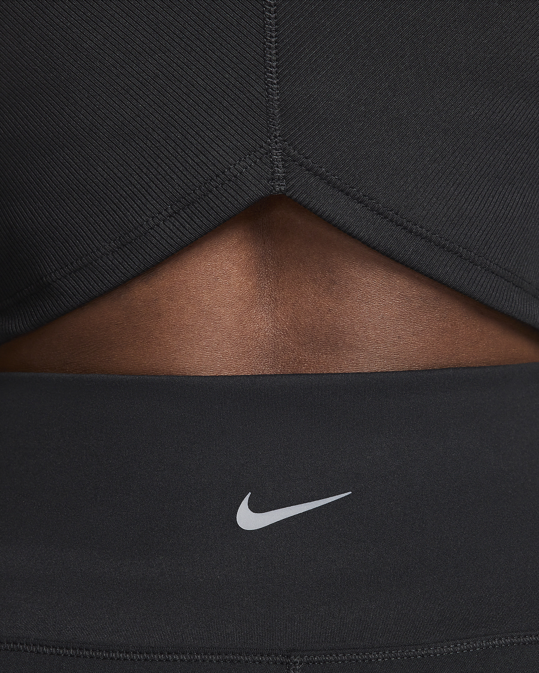 Nike One Fitted Rib Women's Dri-FIT Short-Sleeve Cropped Top - 4