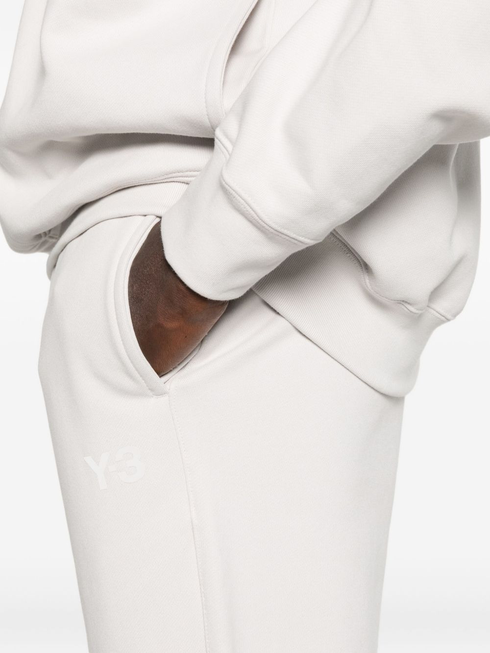 elastic-cuffed drawstring trousers - 5