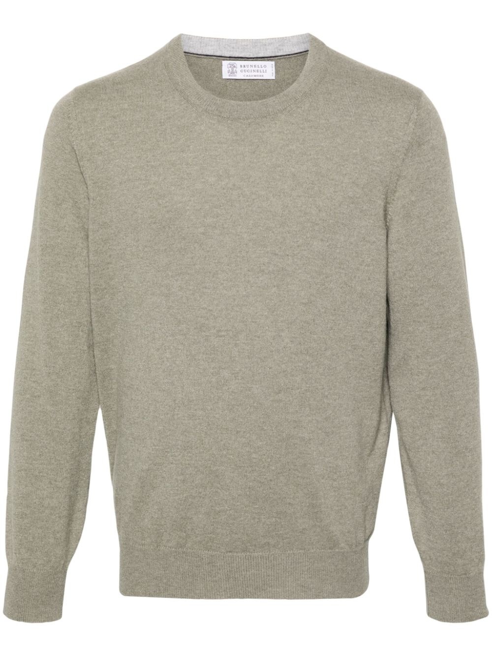 crew-neck cashmere jumper - 1