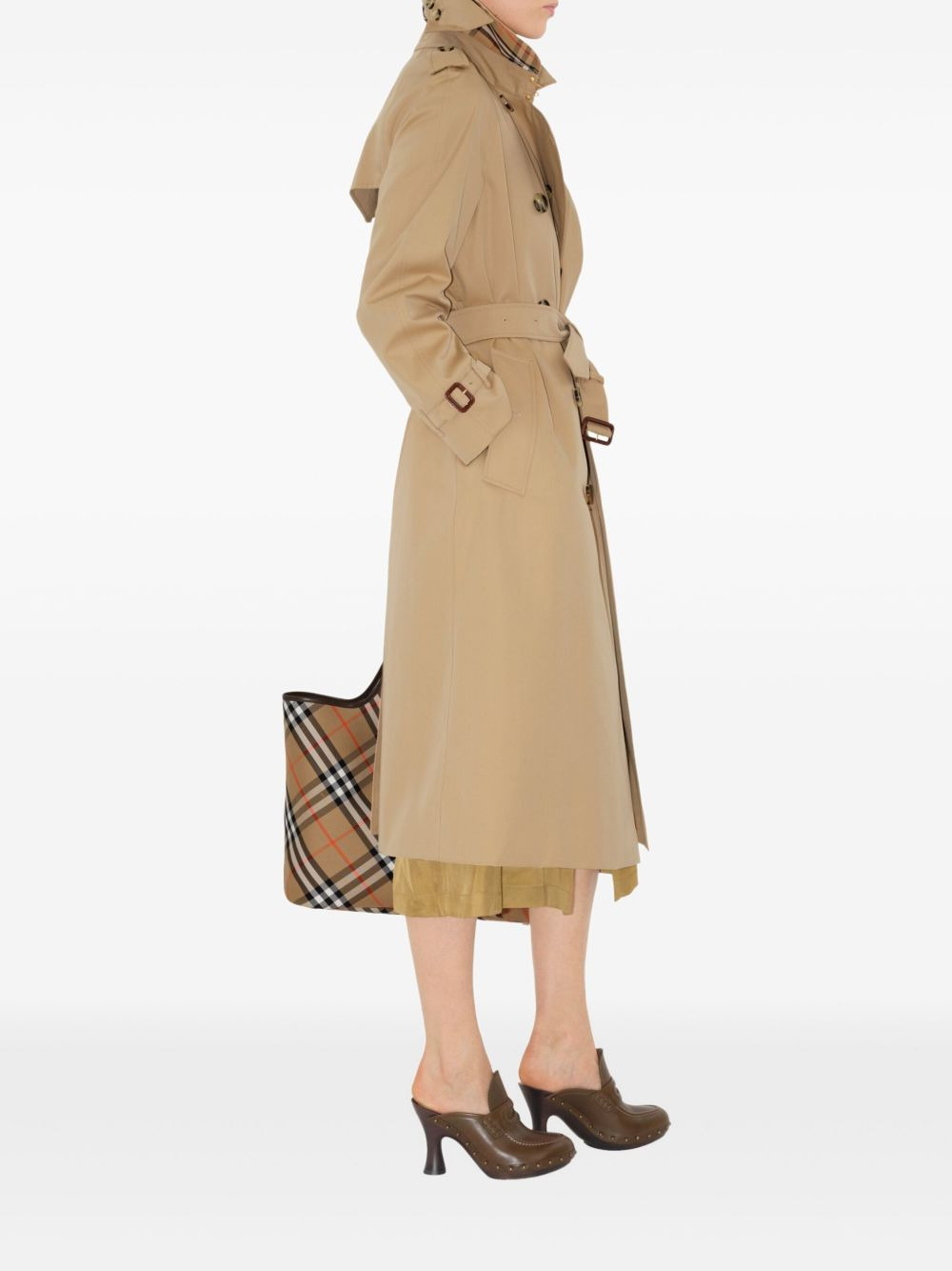 double-breasted trench coat - 3