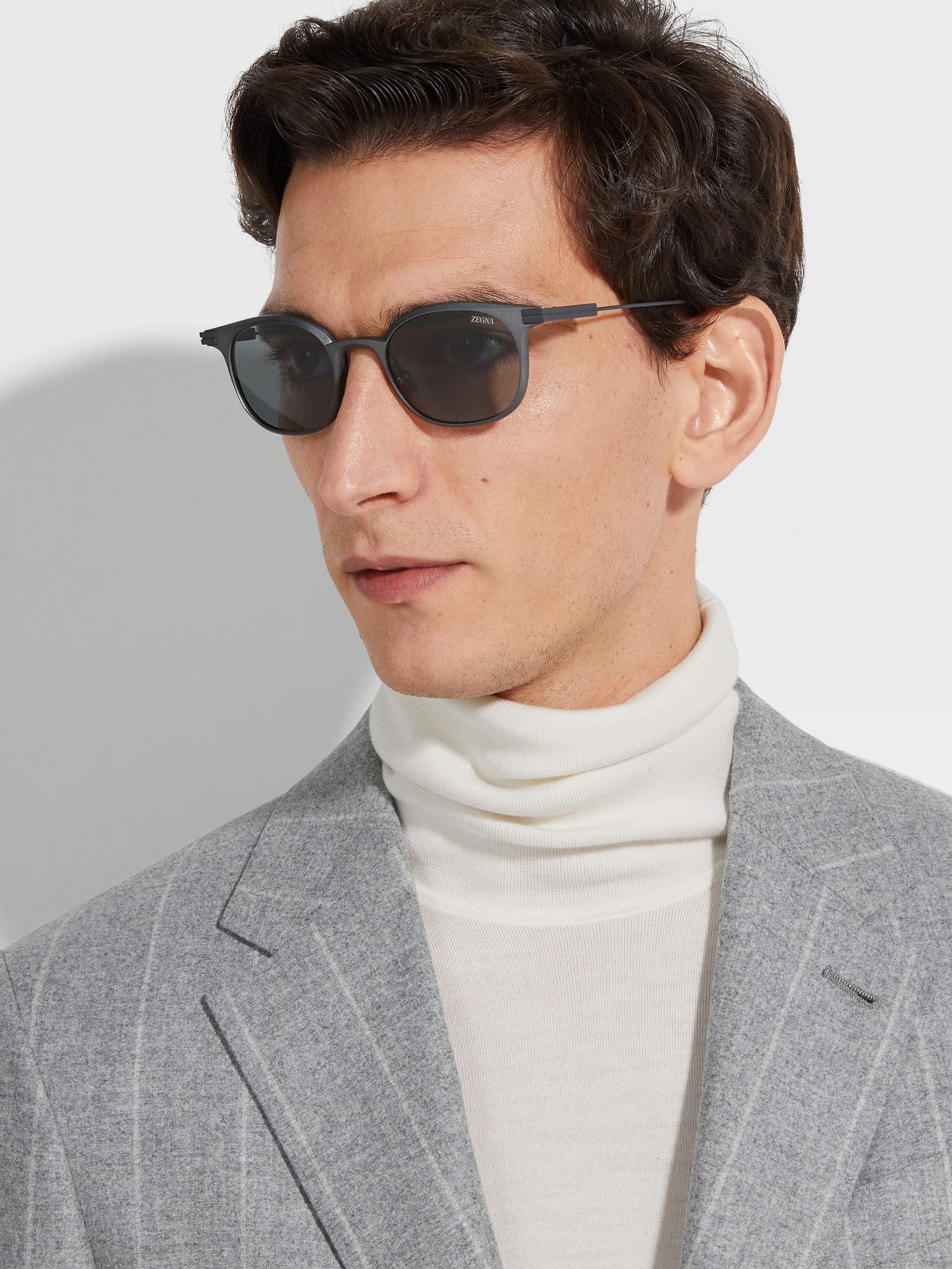 DARK SILVER ALUMINIUM SUNGLASSES - 4