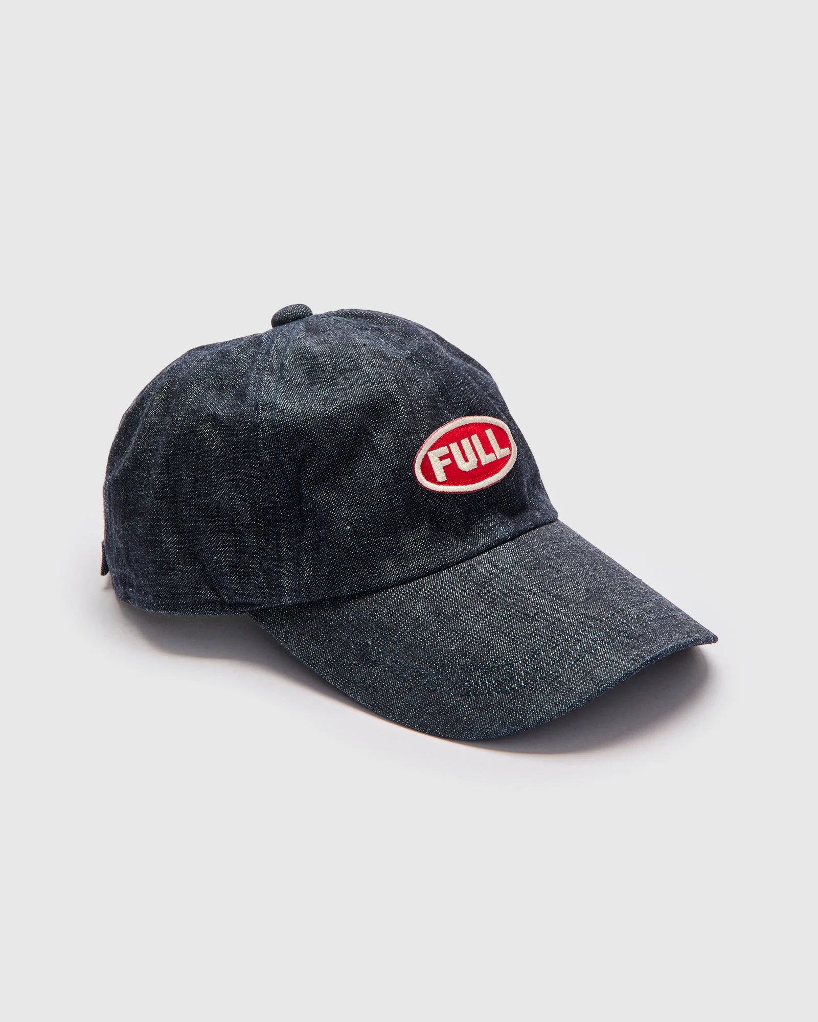 Full Wappen Denim Cap in Indigo Blue - 1