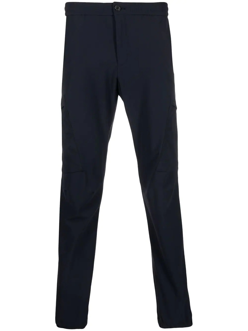 slim-cut cargo trousers - 1