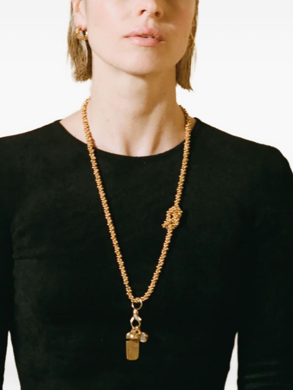 statement-pendant necklace - 3