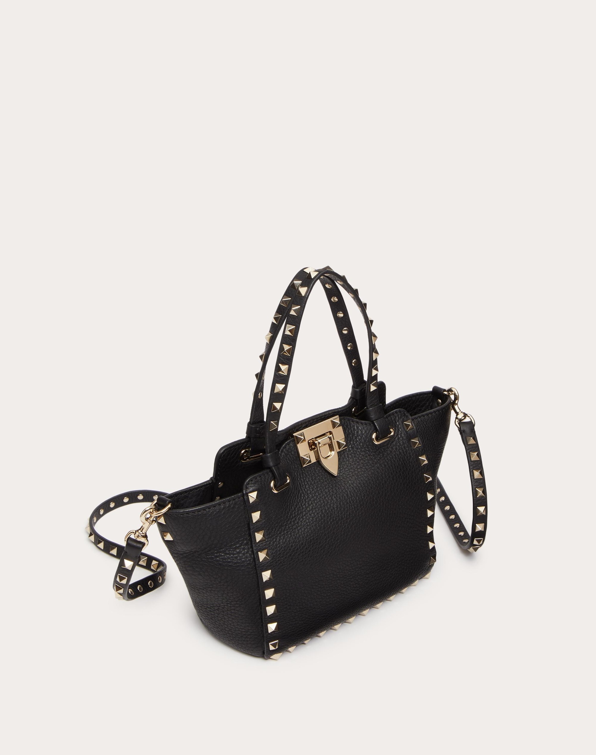 MINI ROCKSTUD GRAINY CALFSKIN BAG - 5