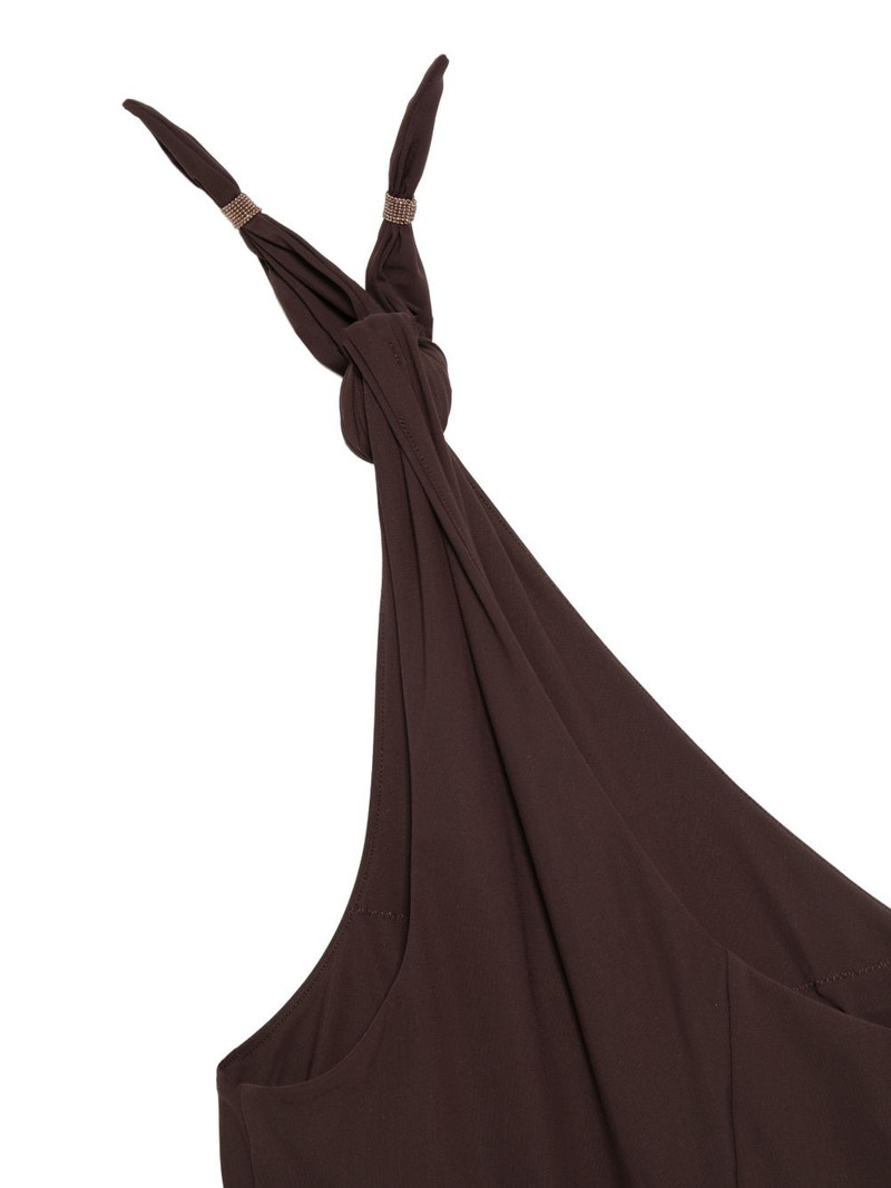 one-shoulder knot-detail swimsuit 3