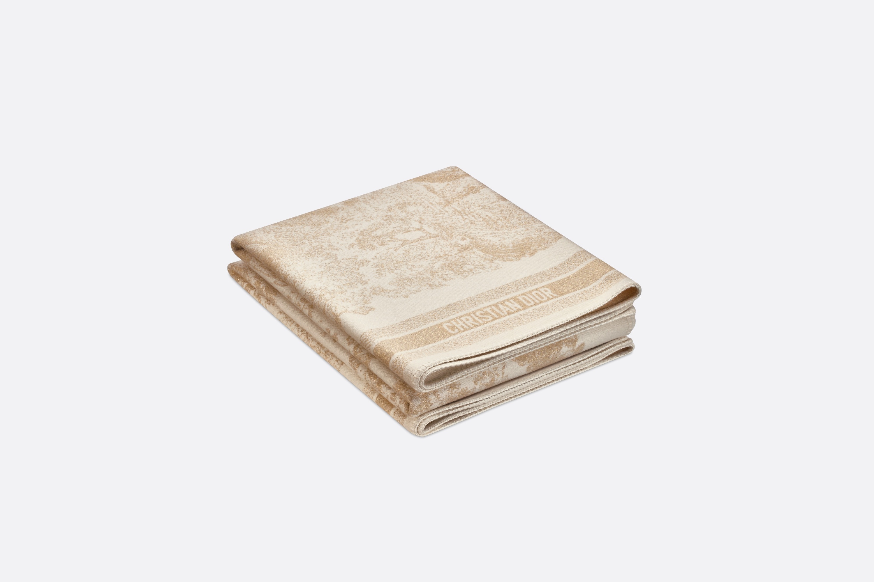 Dior Or Toile de Jouy Sauvage Blanket - 4