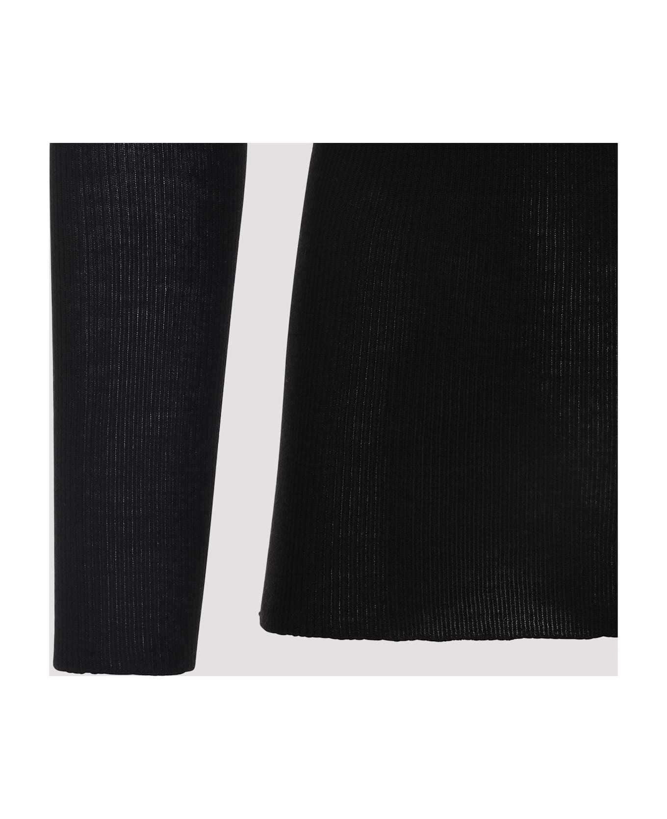 Ribbed Round Neck Pullover - 5