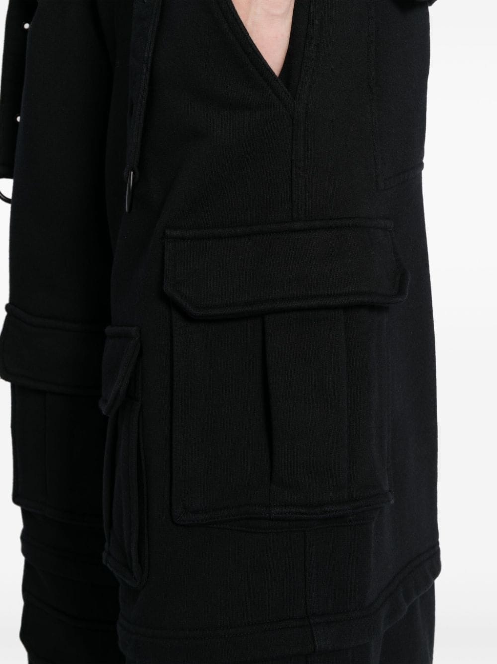 wide-leg cargo track pants - 5