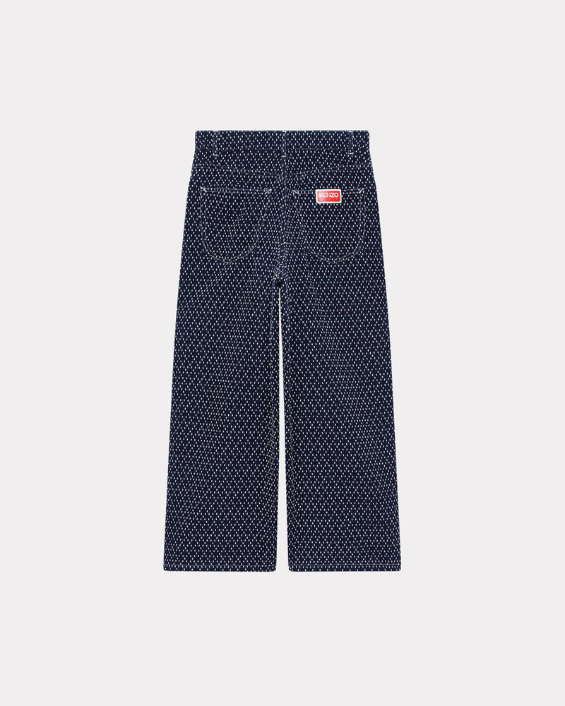 KENZO 'KENZO Sashiko Stitch" cropped jeans outlook