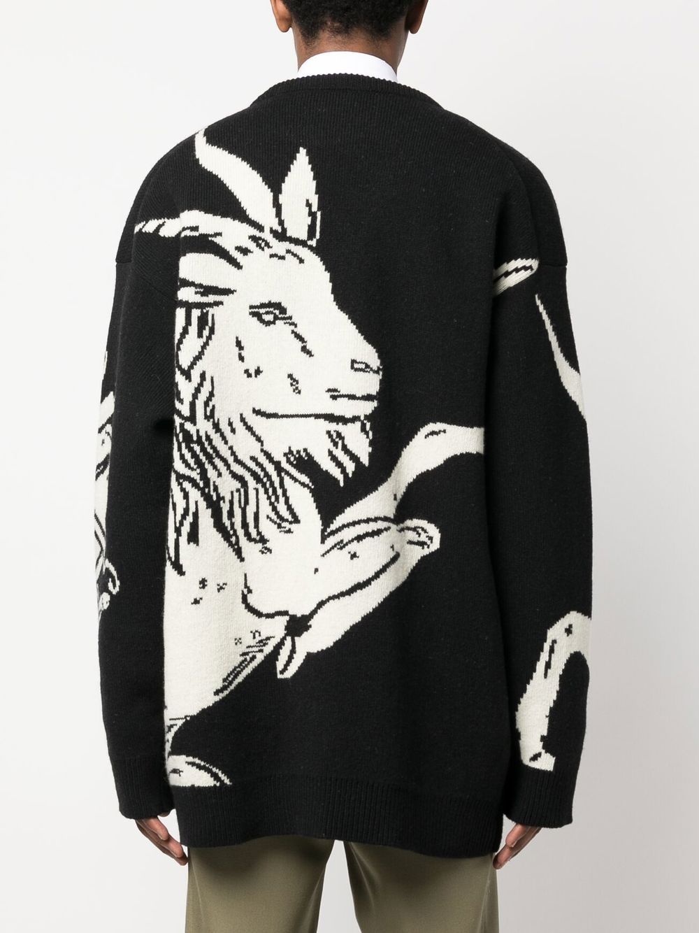 intarsia-knit jumper - 4