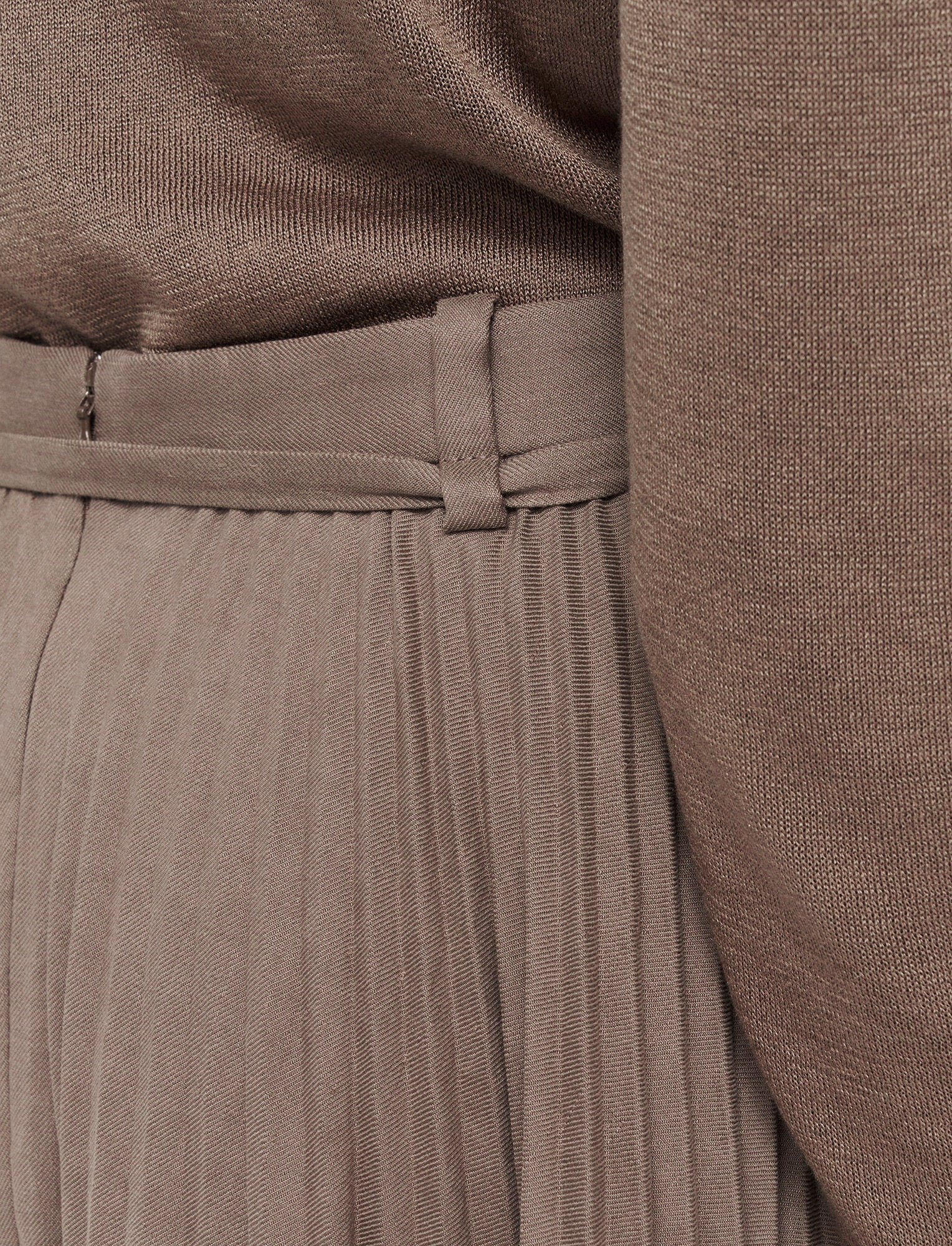 Linen Cotton Siddons Skirt - 5