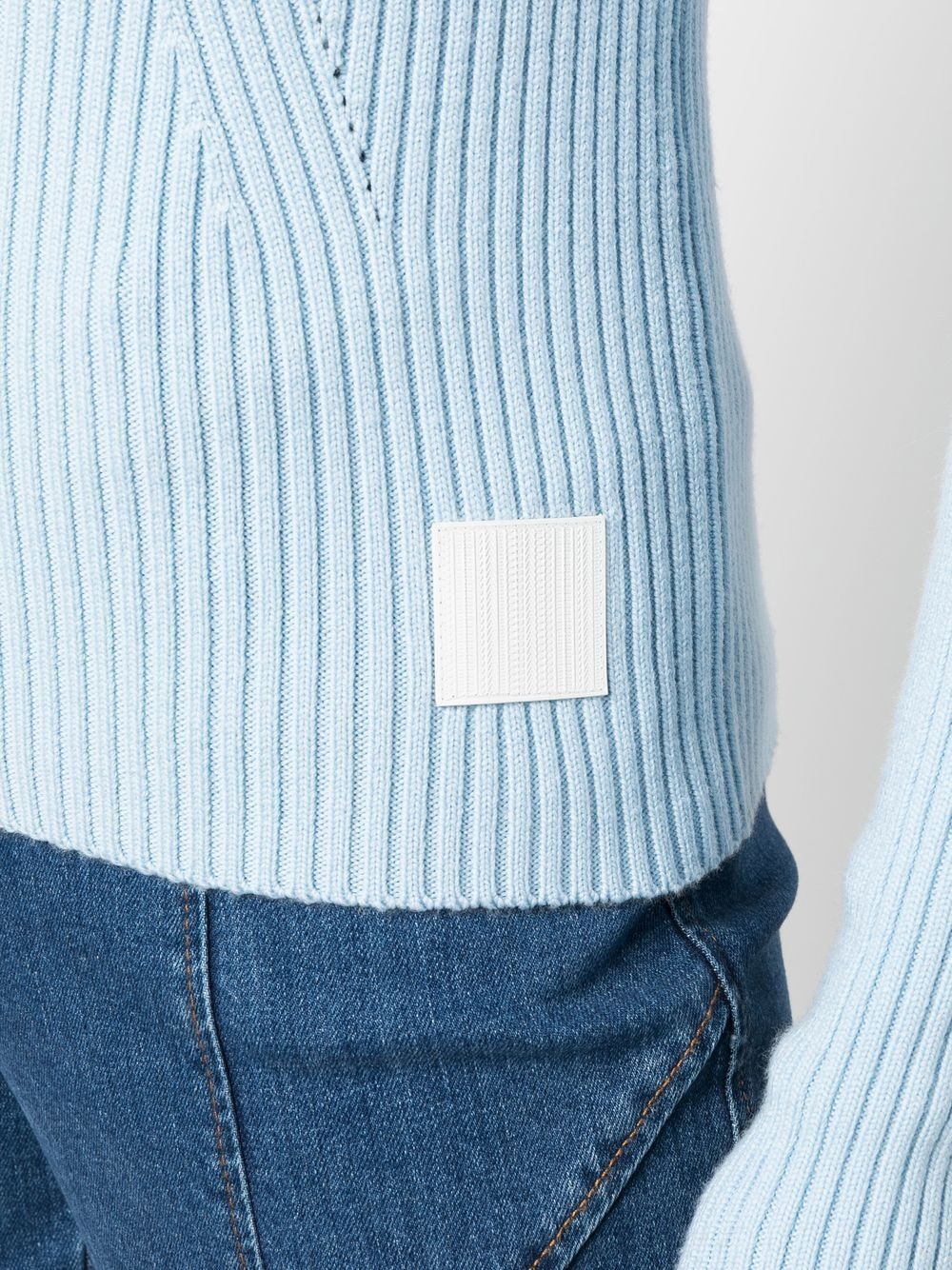 roll-neck wool-blend sweater - 5