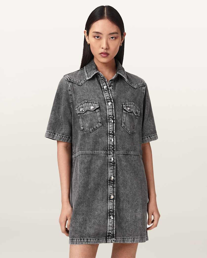 ROCK DENIM MINI DRESS 3