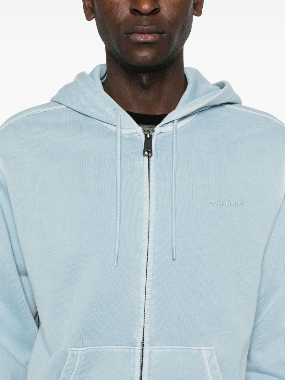 Duster cotton zip-up hoodie - 5