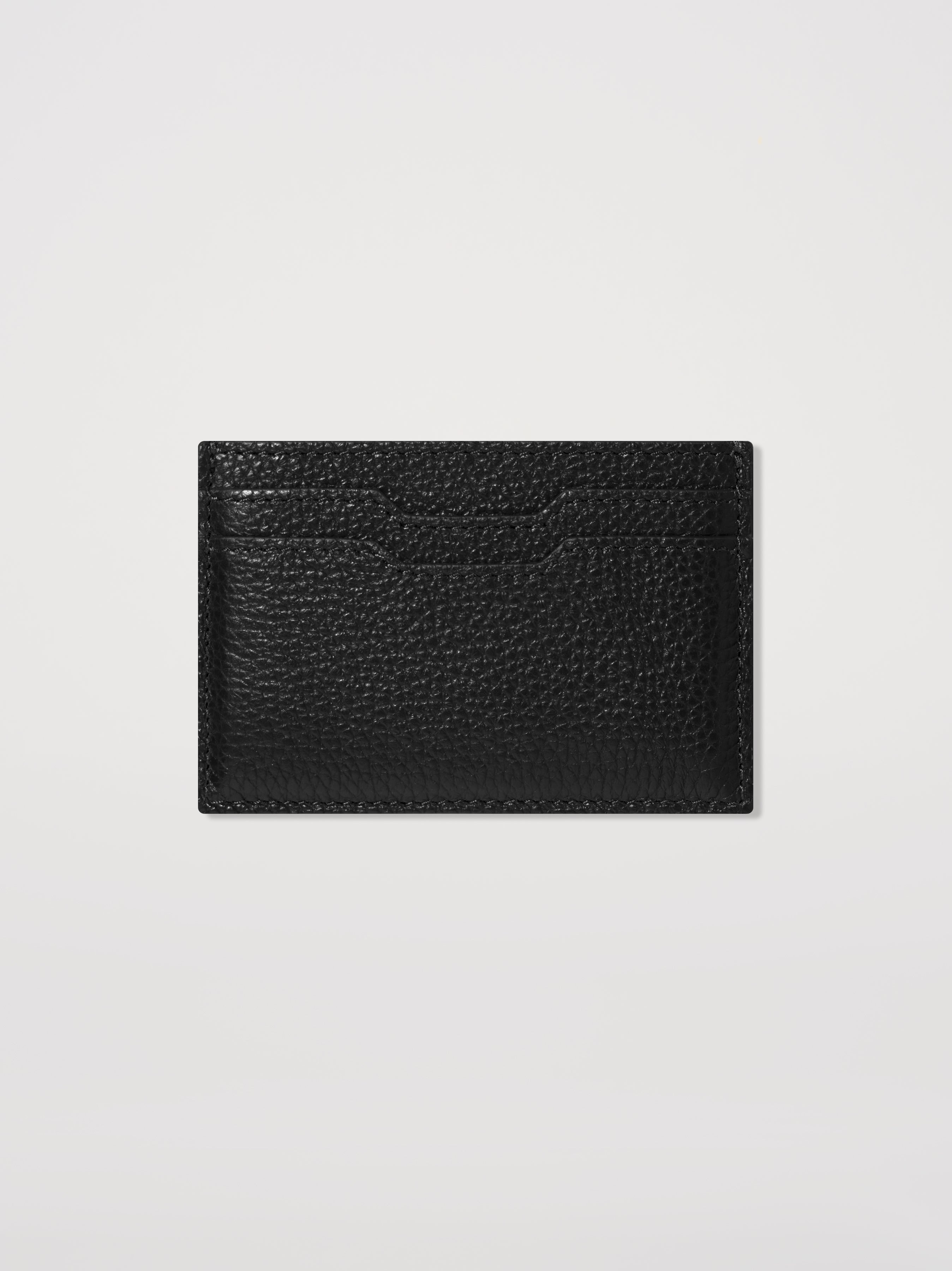 ICONIC EMBOSSED LEATHER CARD HOLDER - 3