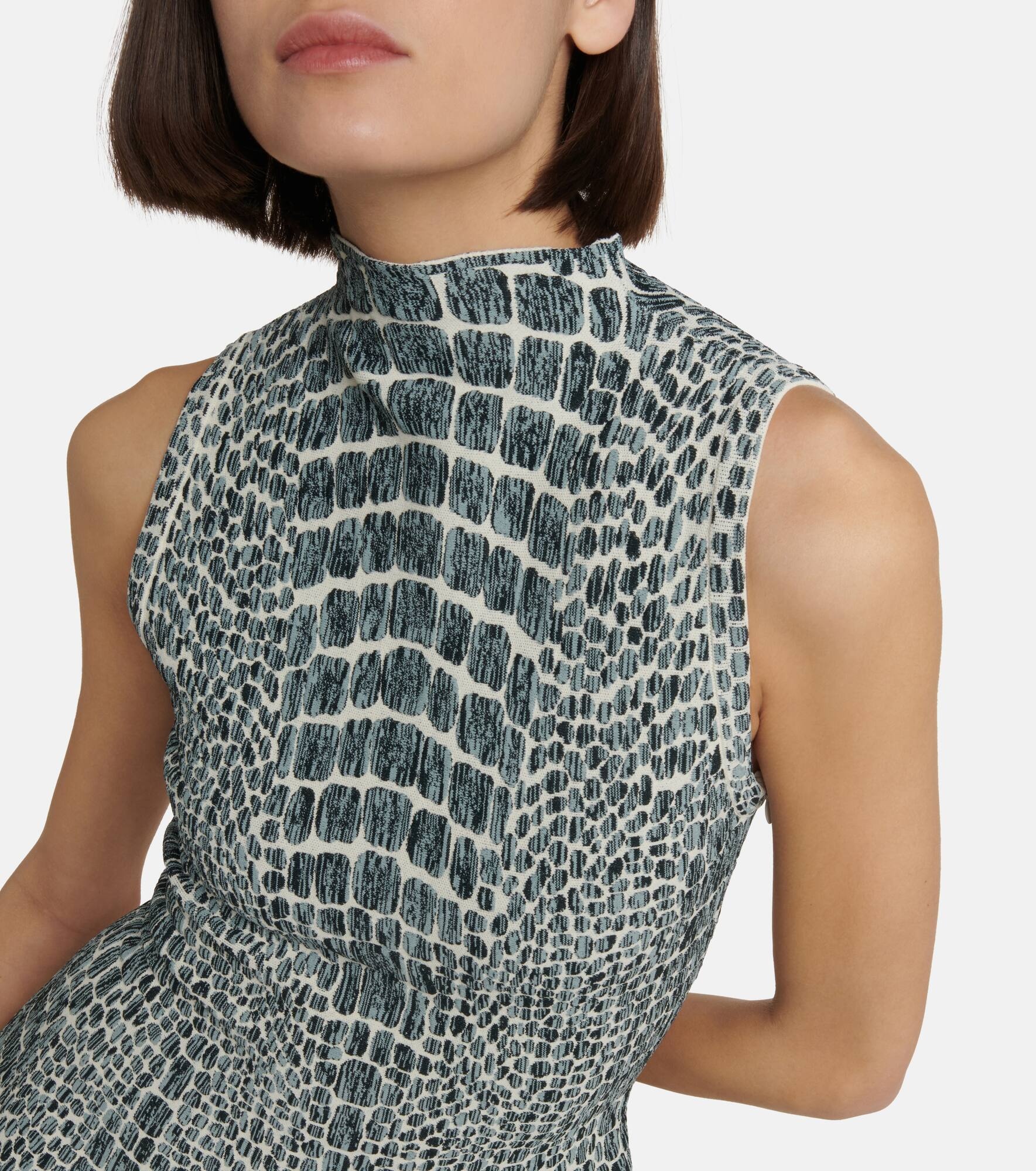 Jacquard minidress - 4
