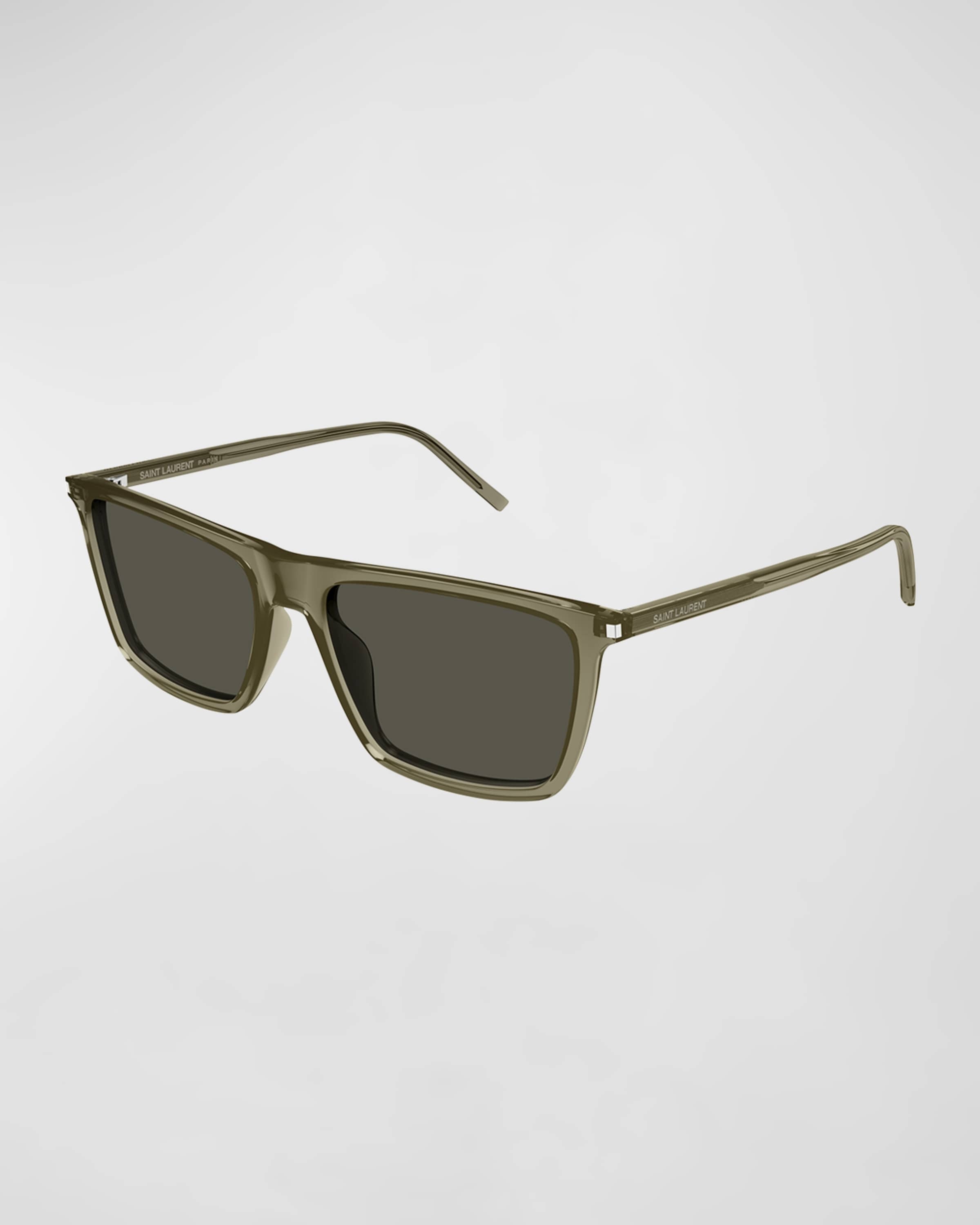 Men's SL 668 Acetate Rectangle Sunglasses - 1