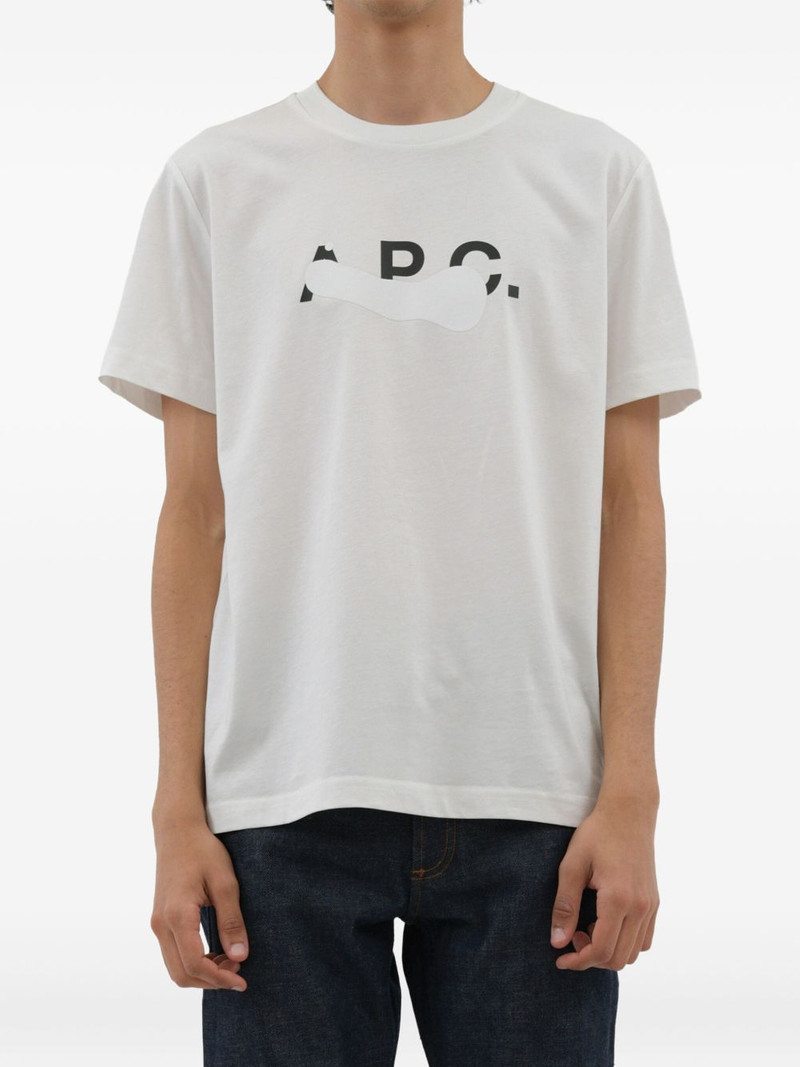A.P.C. logo-print T-shirt outlook